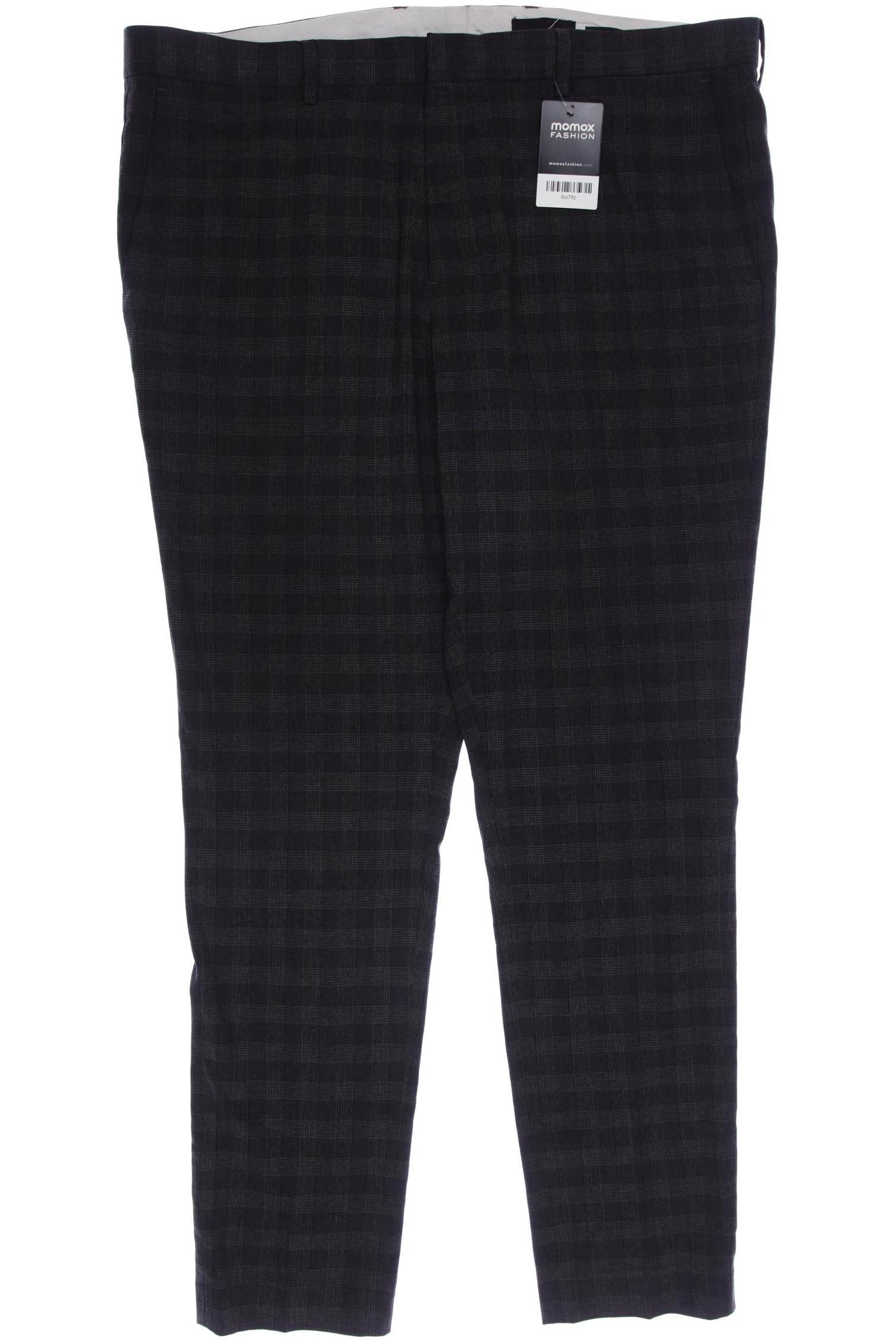 

H&M Herren Stoffhose, grau, Gr. 60