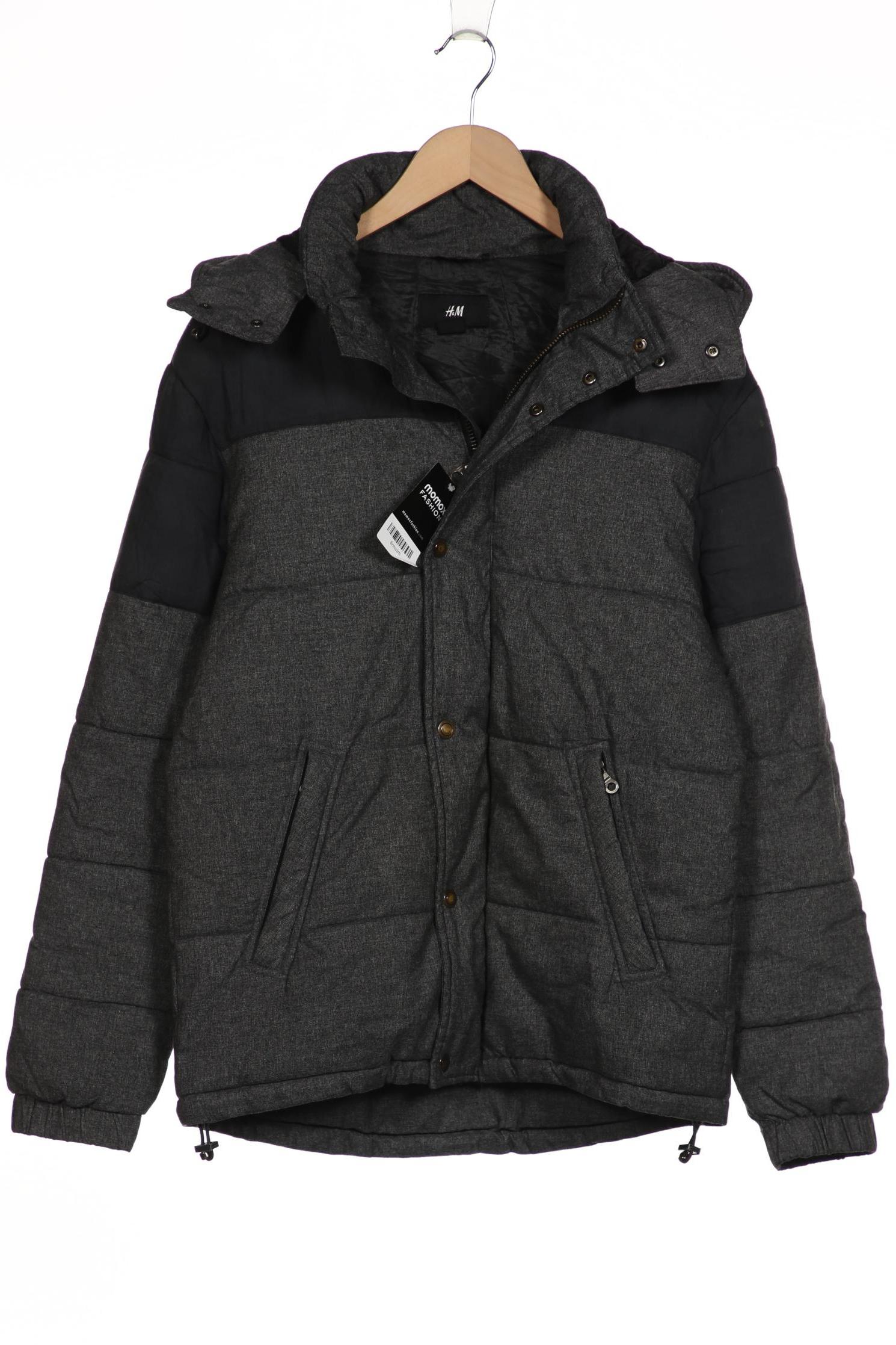 

H&M Herren Jacke, grau, Gr. 48