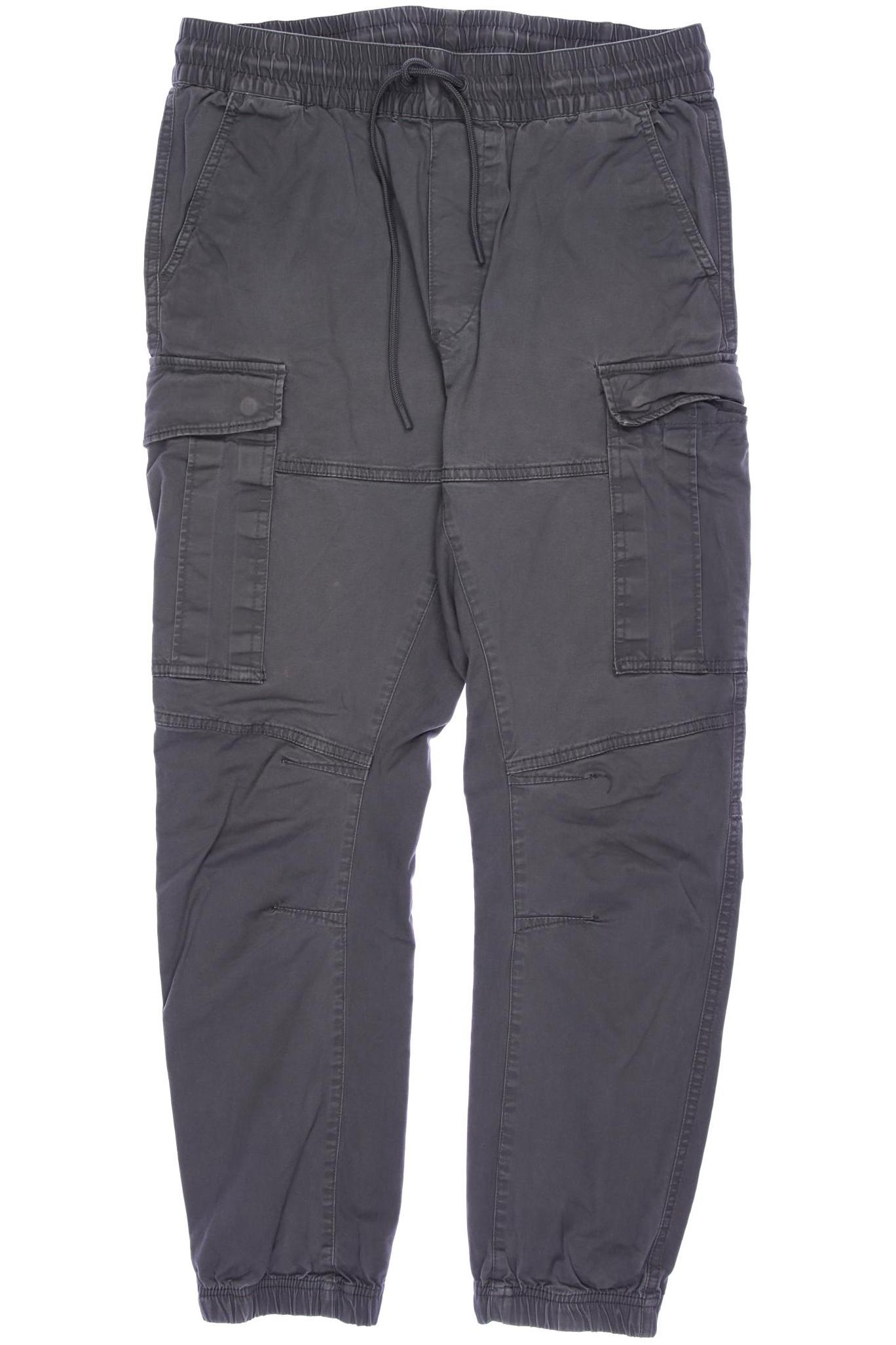 

H&M Herren Stoffhose, grau, Gr. 0