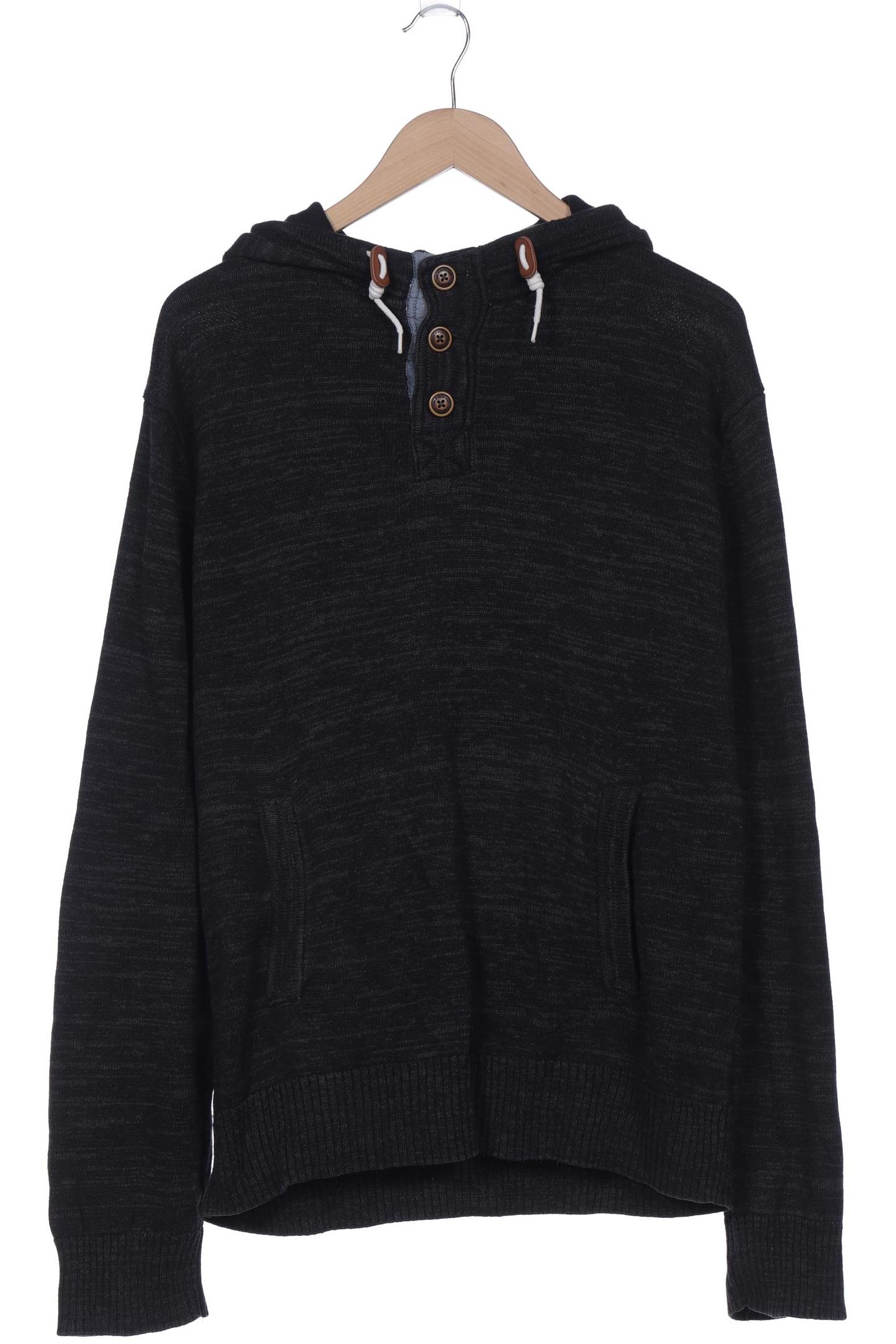 

H&M Herren Kapuzenpullover, schwarz, Gr. 54