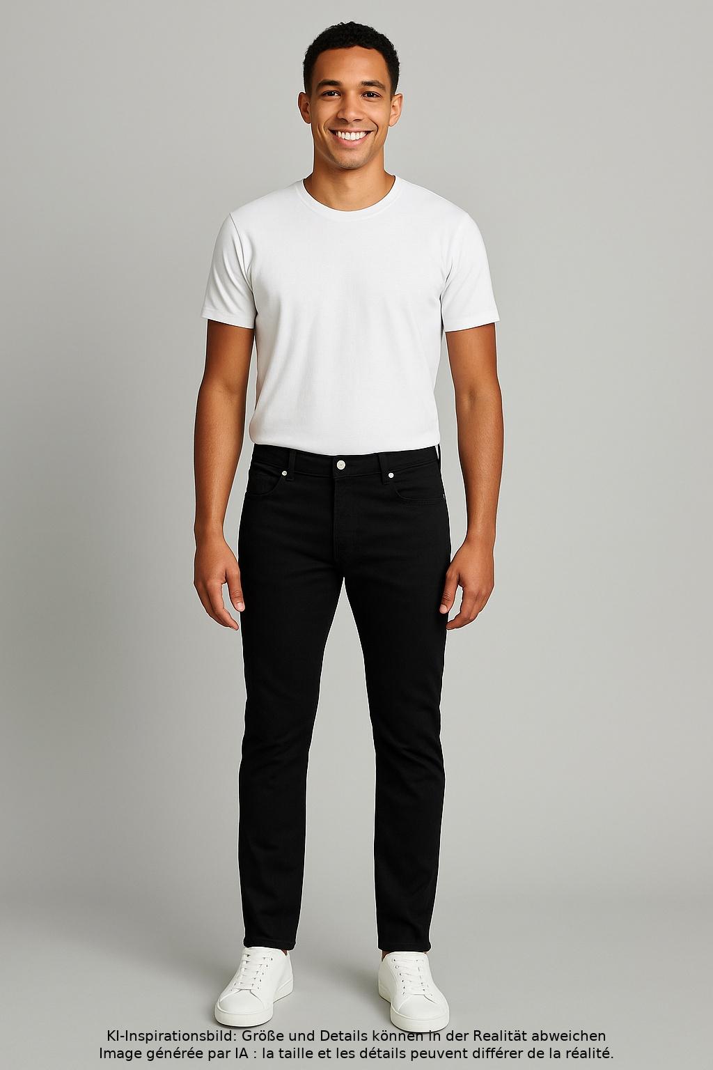 Thumbnail - H&amp;M Herren Jeans, schwarz, Gr. 33