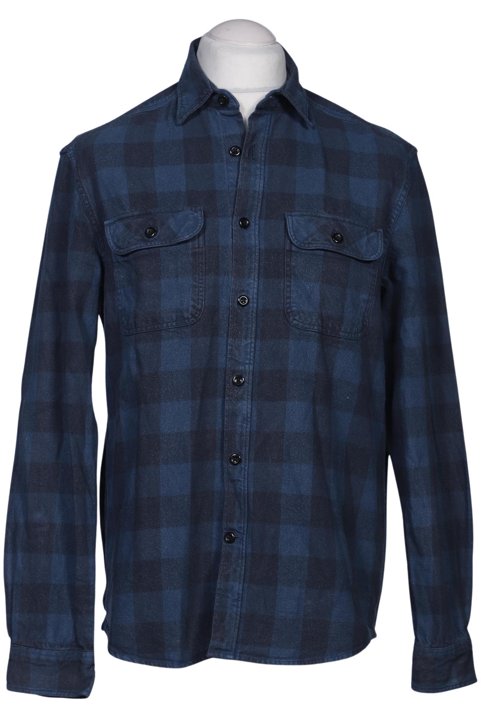 

H&M Herren Hemd, marineblau, Gr. 48