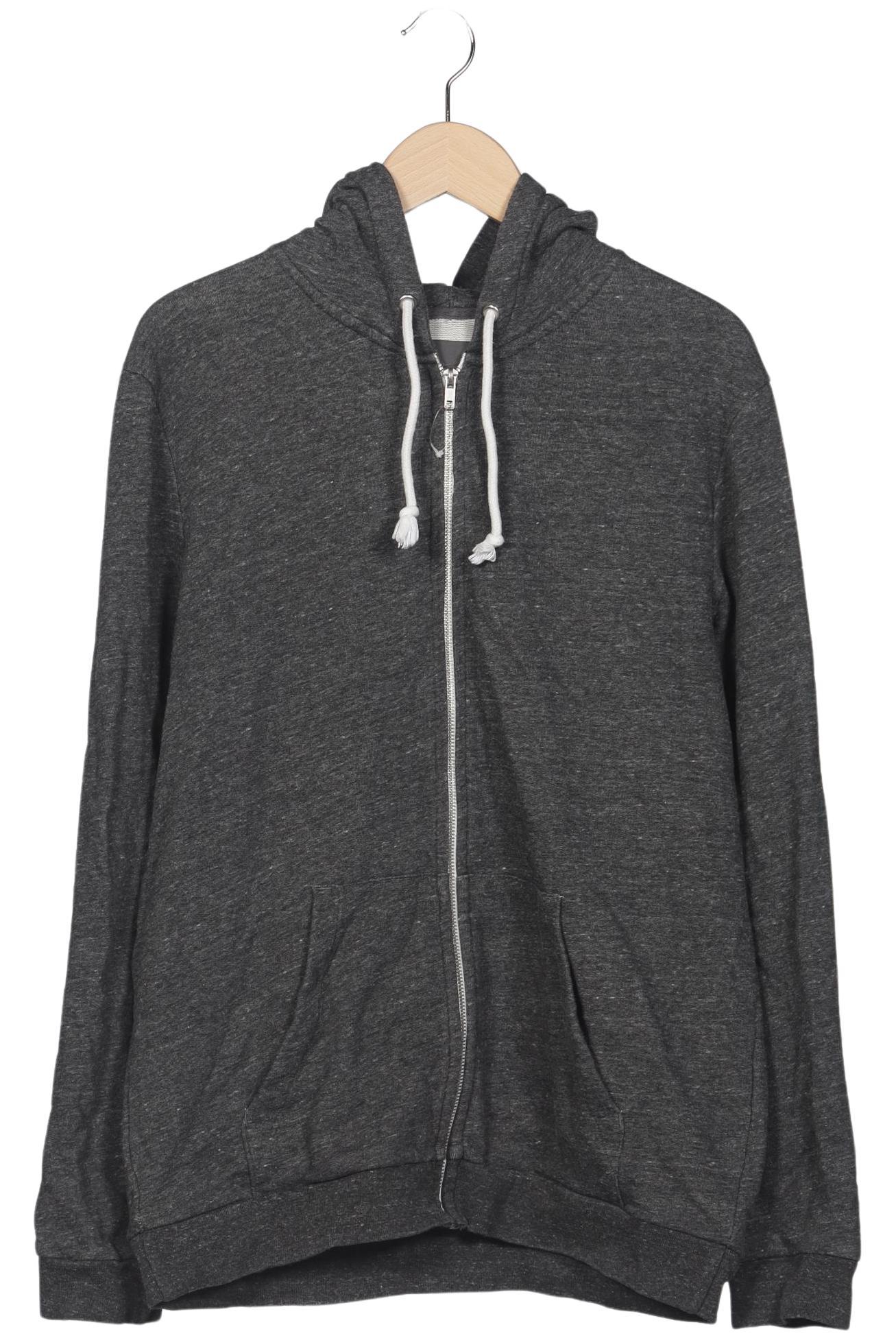 

H&M Herren Kapuzenpullover, grau, Gr. 52