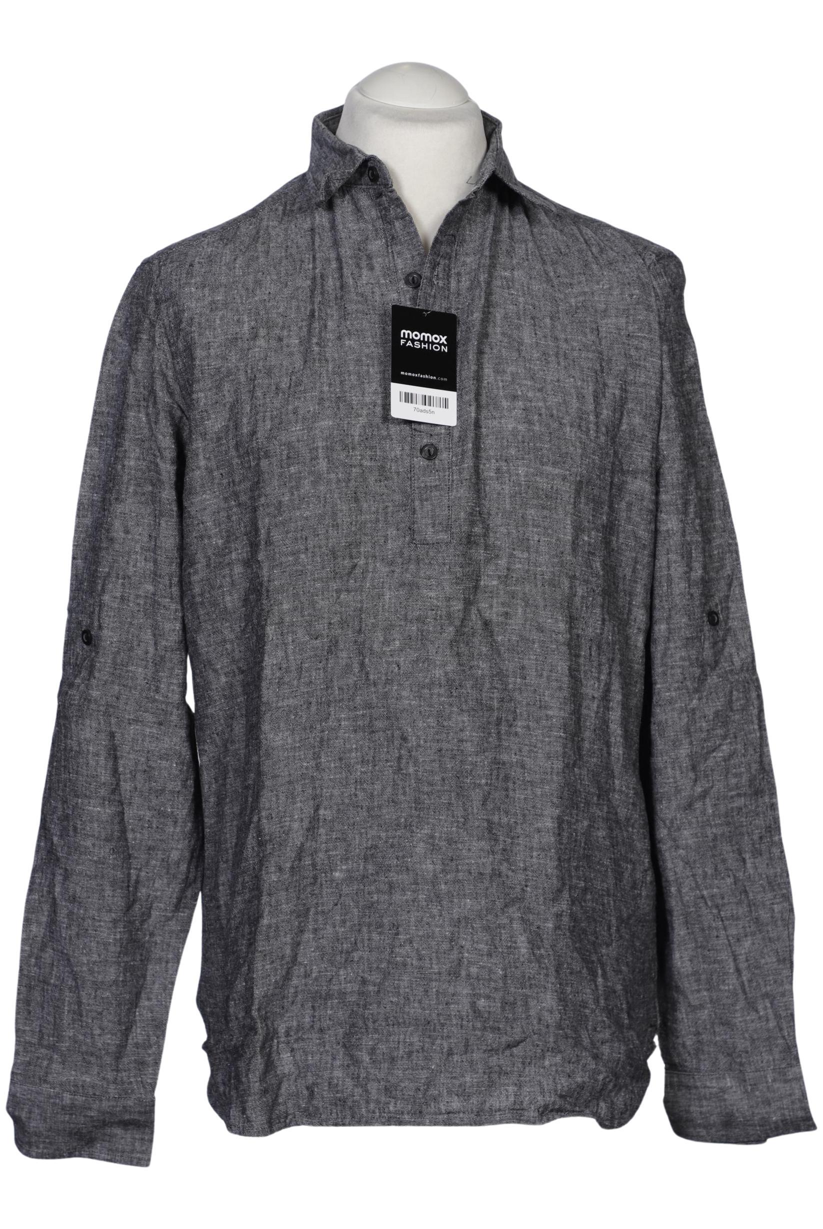 

H&M Herren Poloshirt, grau, Gr. 48