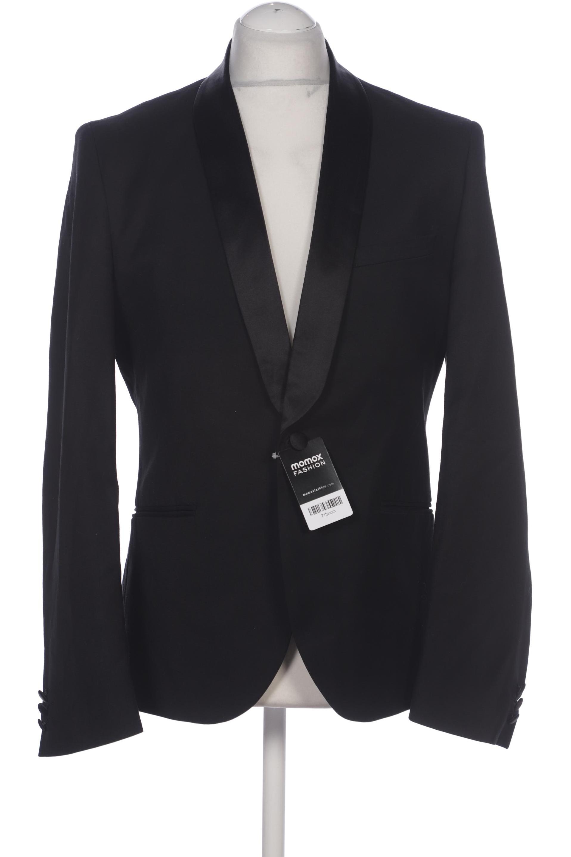 

H&M Herren Sakko, schwarz, Gr. 50