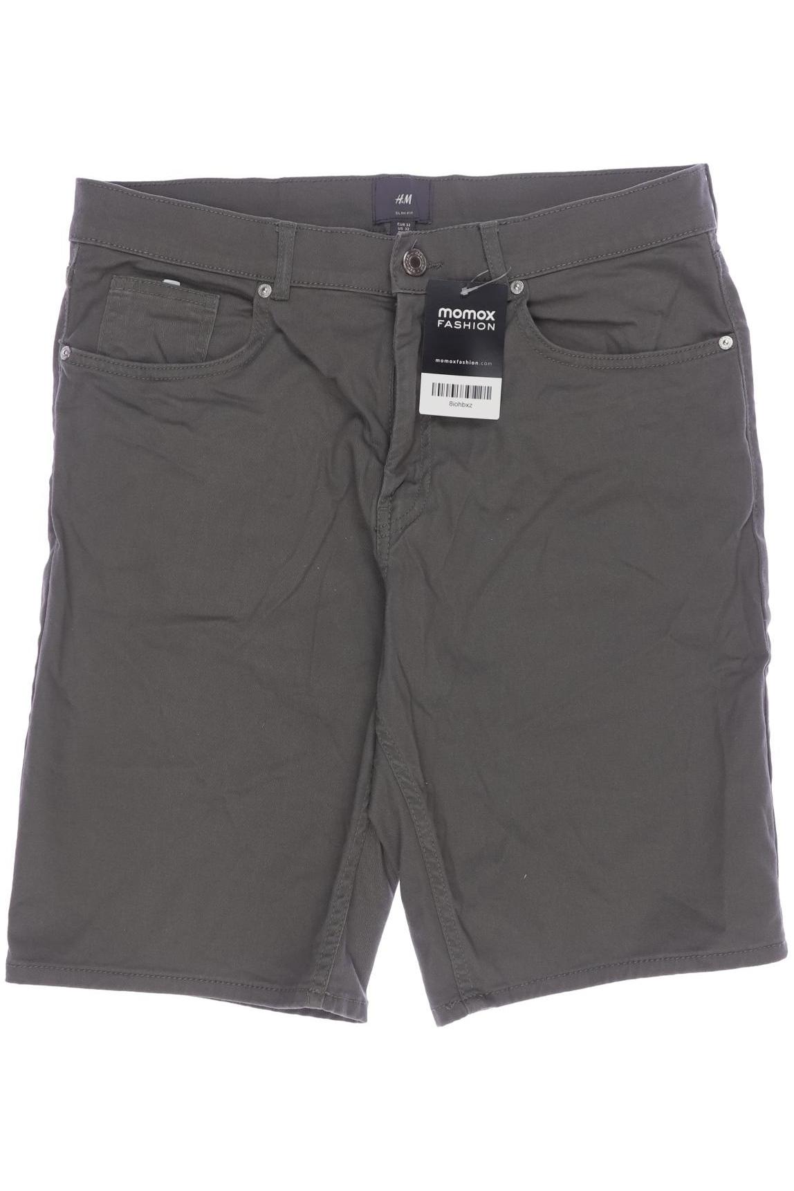 

H&M Herren Shorts, grau, Gr. 32