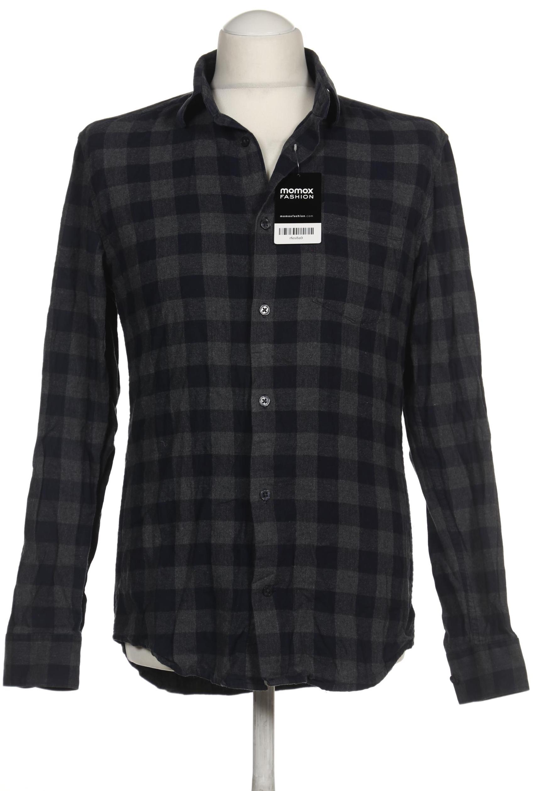 

H&M Herren Hemd, marineblau