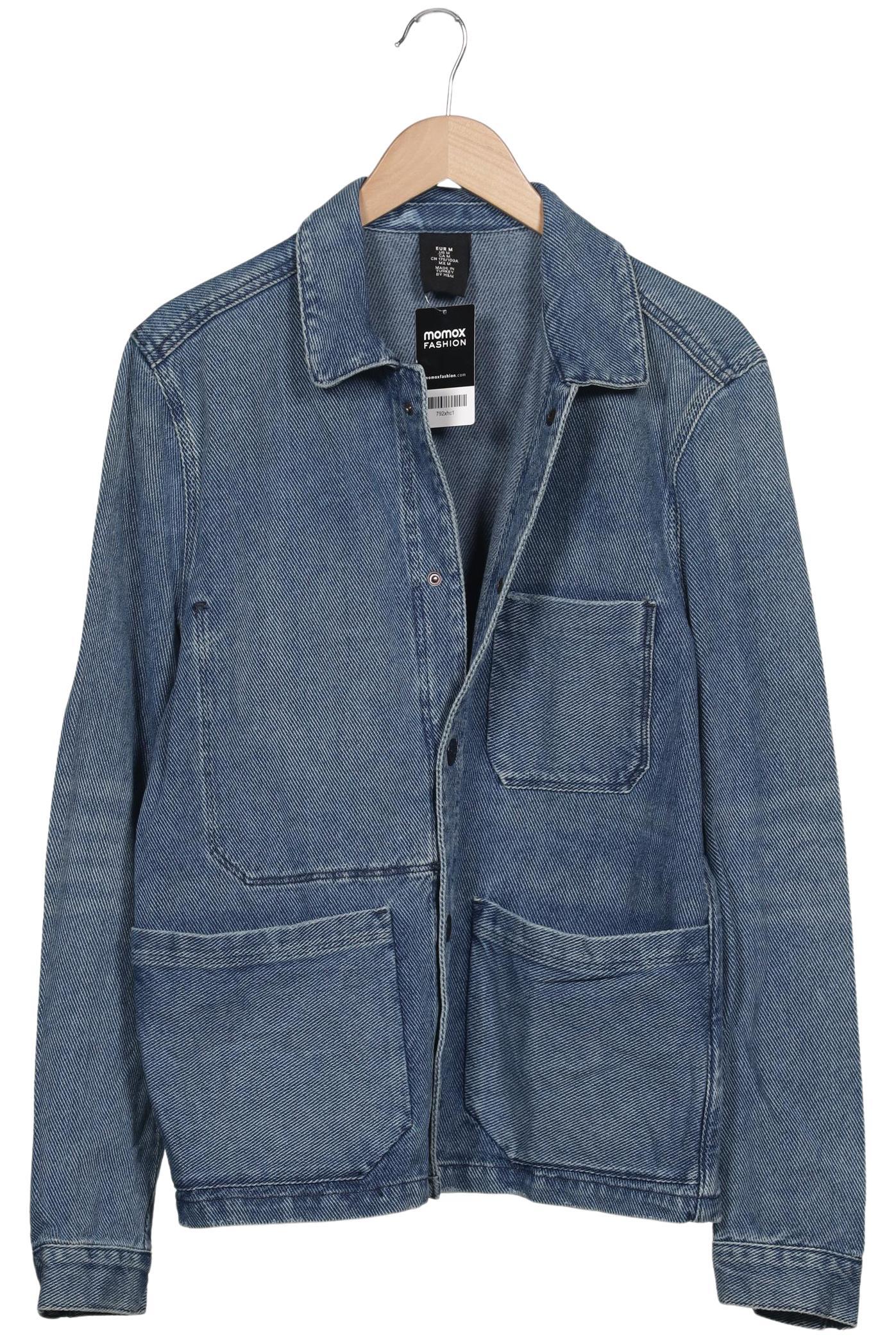 

H&M Herren Jacke, blau, Gr. 48