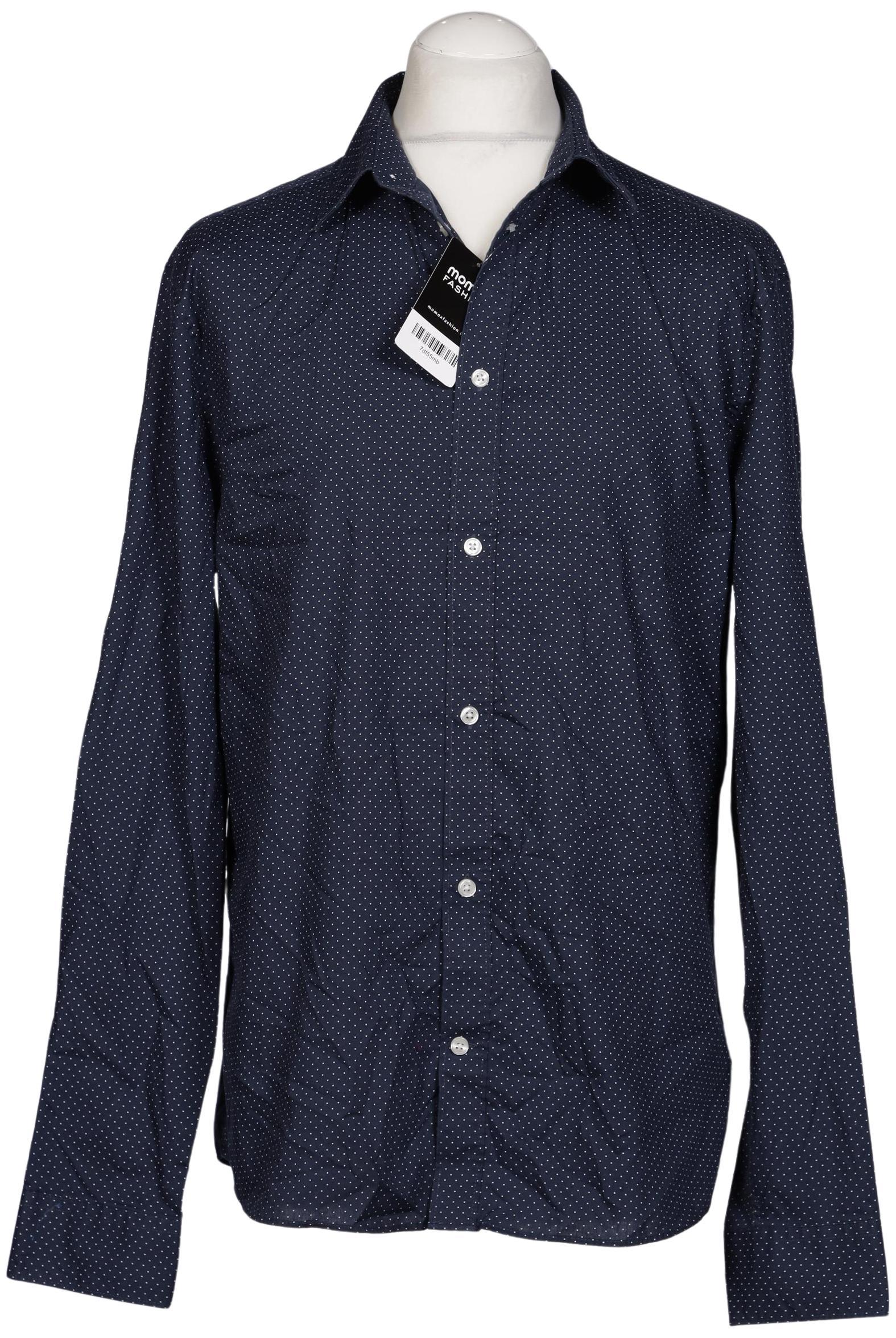 

H&M Herren Hemd, marineblau, Gr. 54
