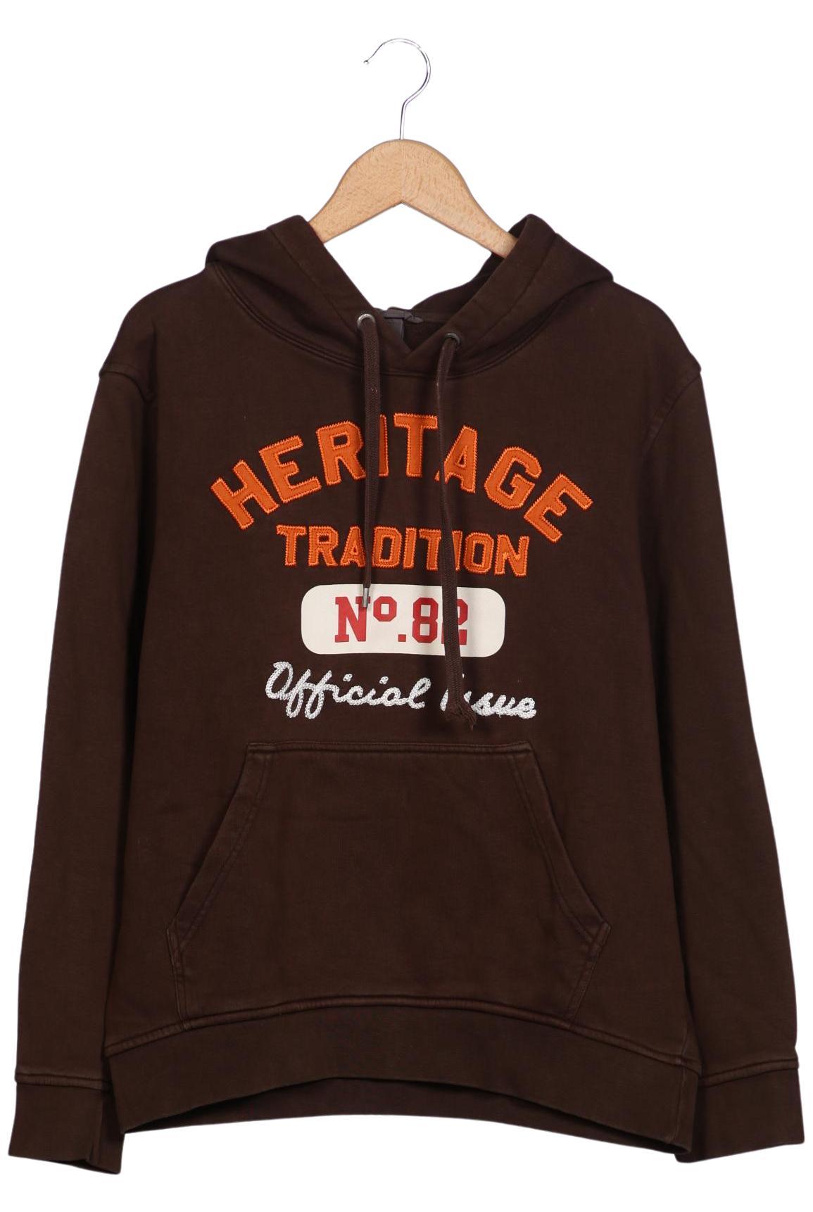 

H&M Herren Kapuzenpullover, braun, Gr. 52