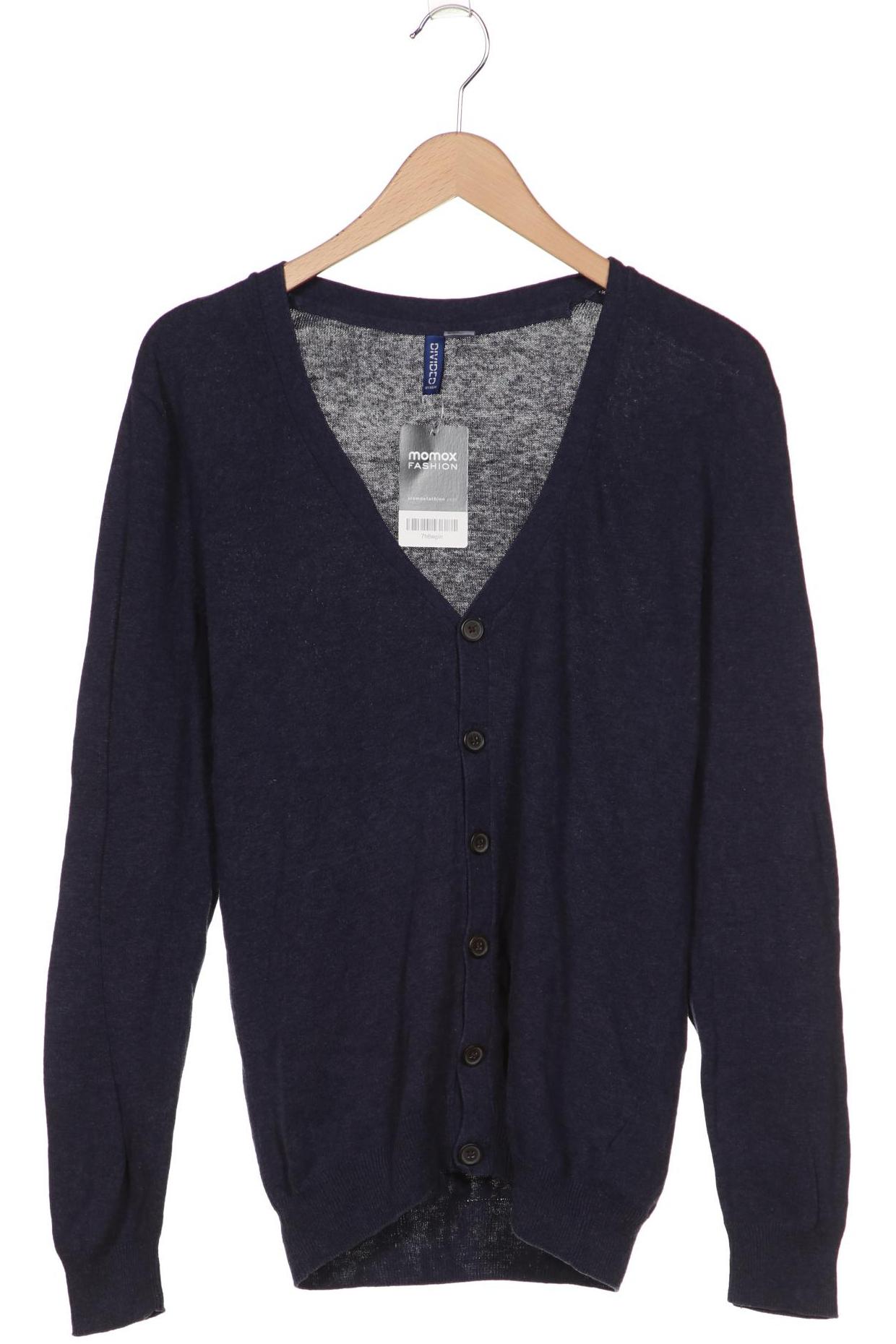 

H&M Herren Strickjacke, marineblau