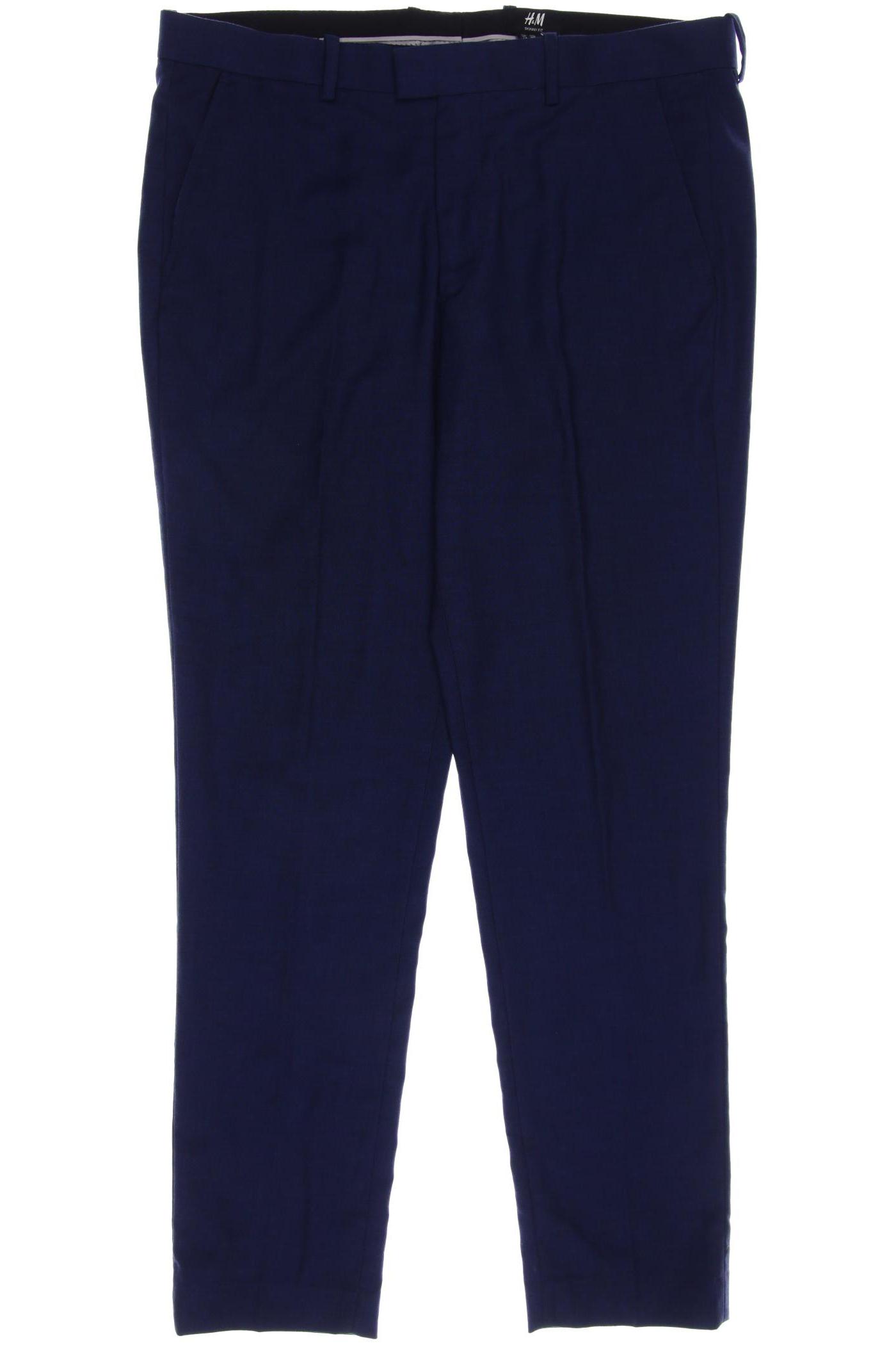 

H&M Herren Stoffhose, marineblau, Gr. 52