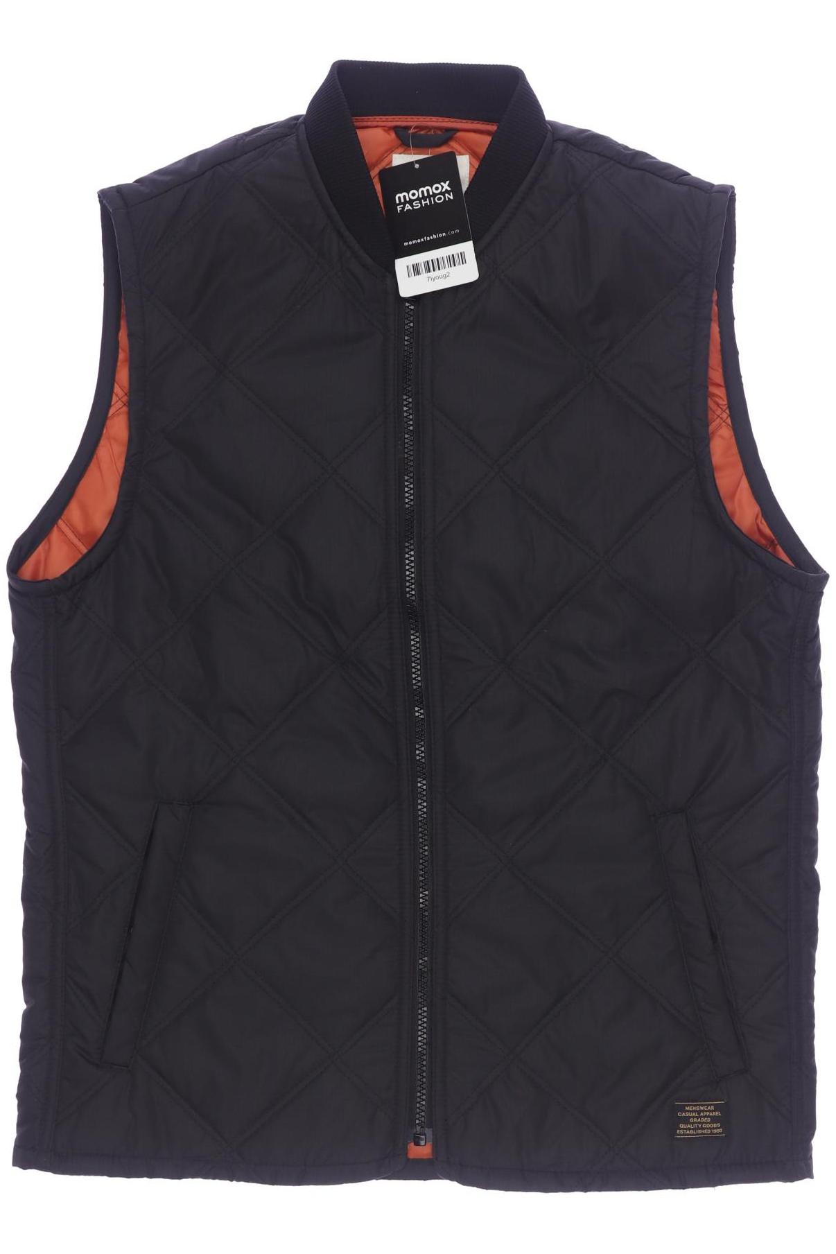 

H&M Herren Weste, schwarz, Gr. 46