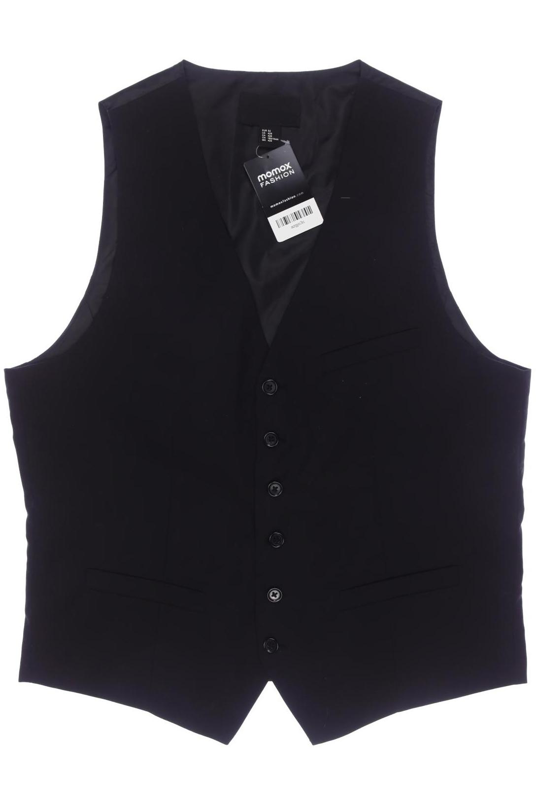 

H&M Herren Weste, schwarz, Gr. 52