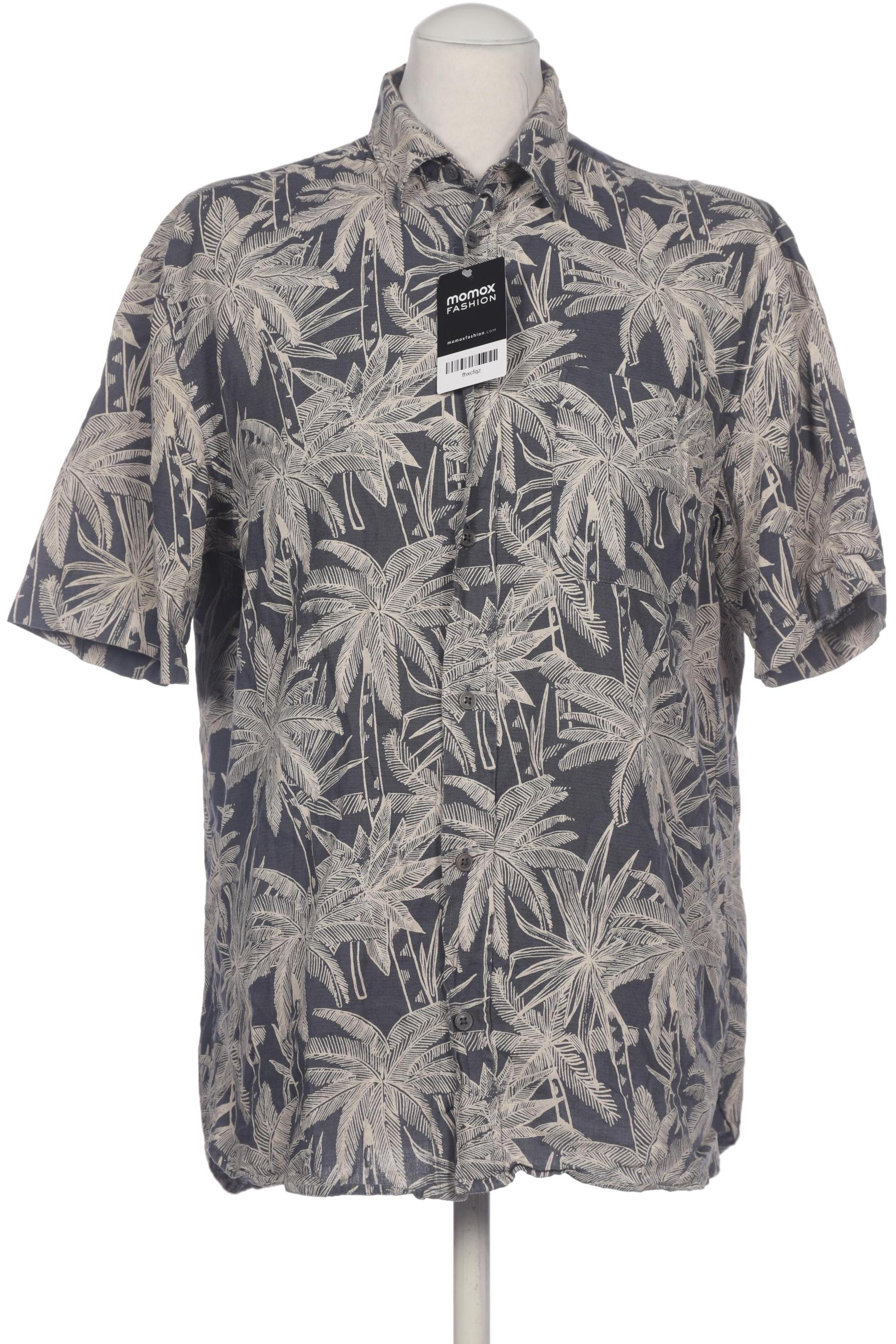 

H&M Herren Hemd, marineblau, Gr. 48