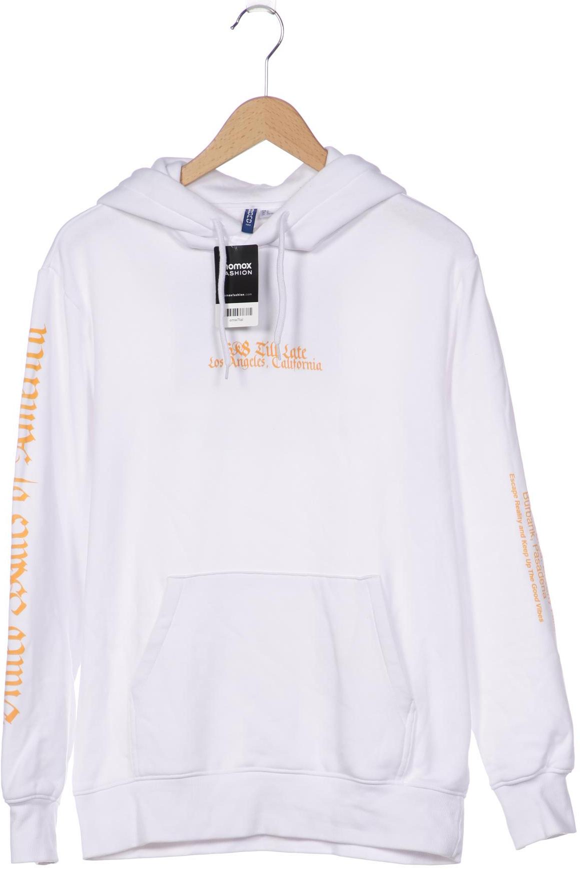 

H&M Herren Kapuzenpullover, weiß