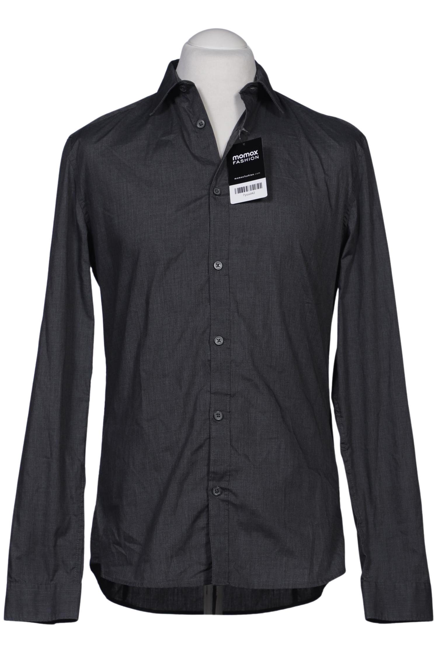 

H&M Herren Hemd, grau, Gr. 48