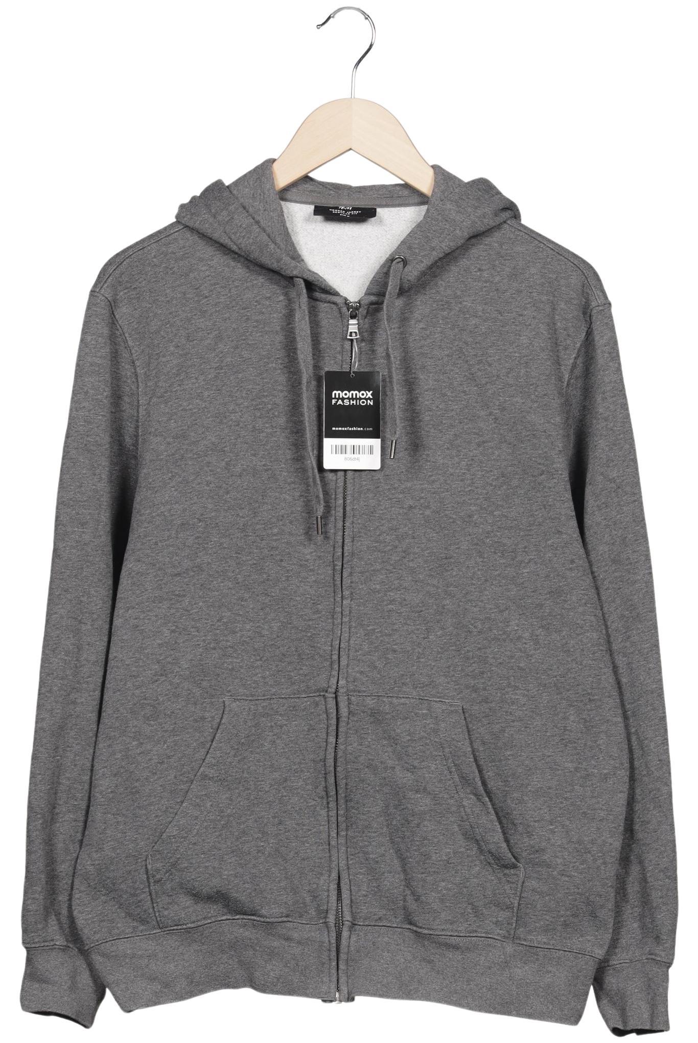 

H&M Herren Kapuzenpullover, grau, Gr. 48