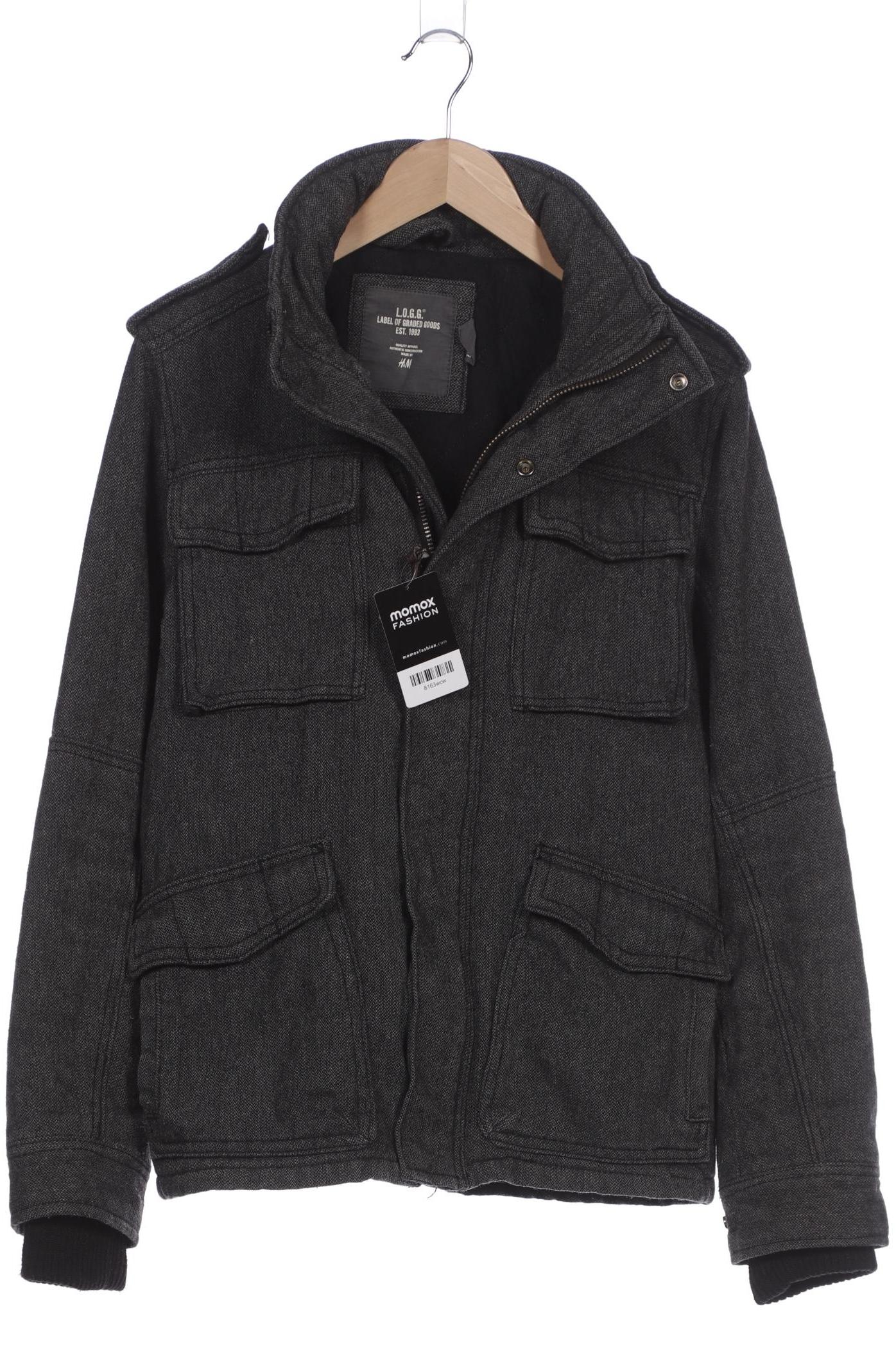 

H&M Herren Jacke, grau, Gr. 46