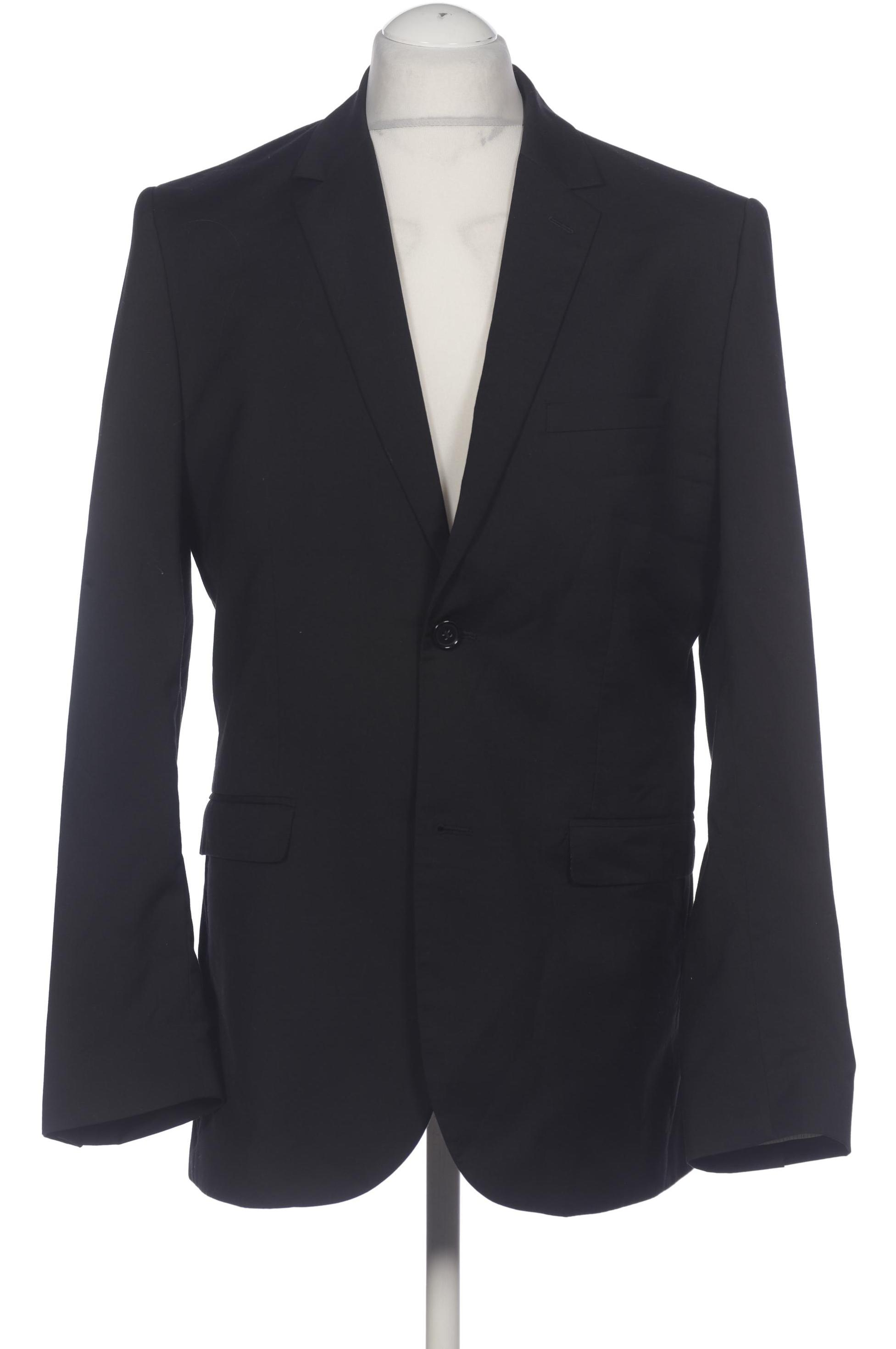 

H&M Herren Sakko, schwarz, Gr. 54