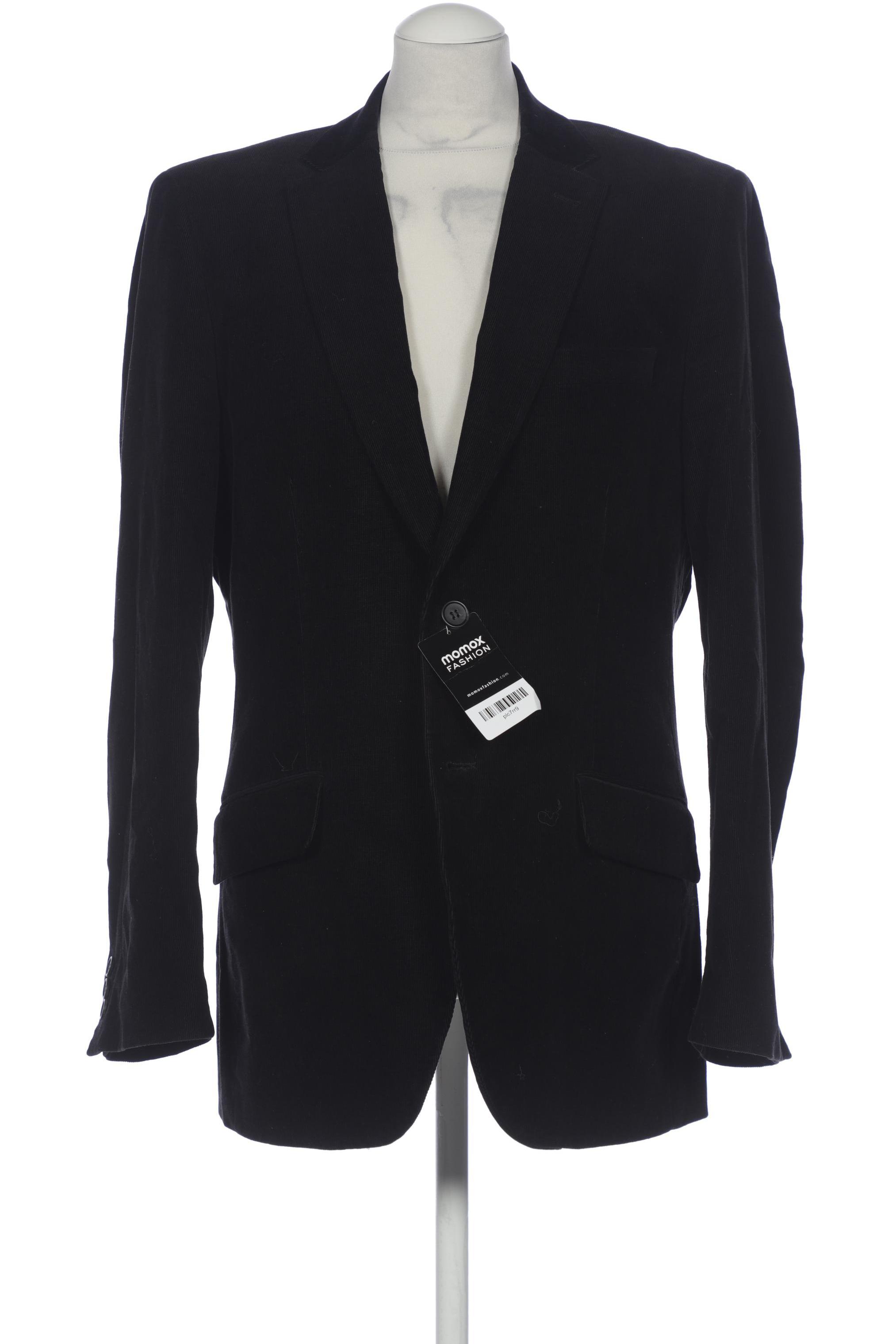 

H&M Herren Sakko, schwarz, Gr. 50