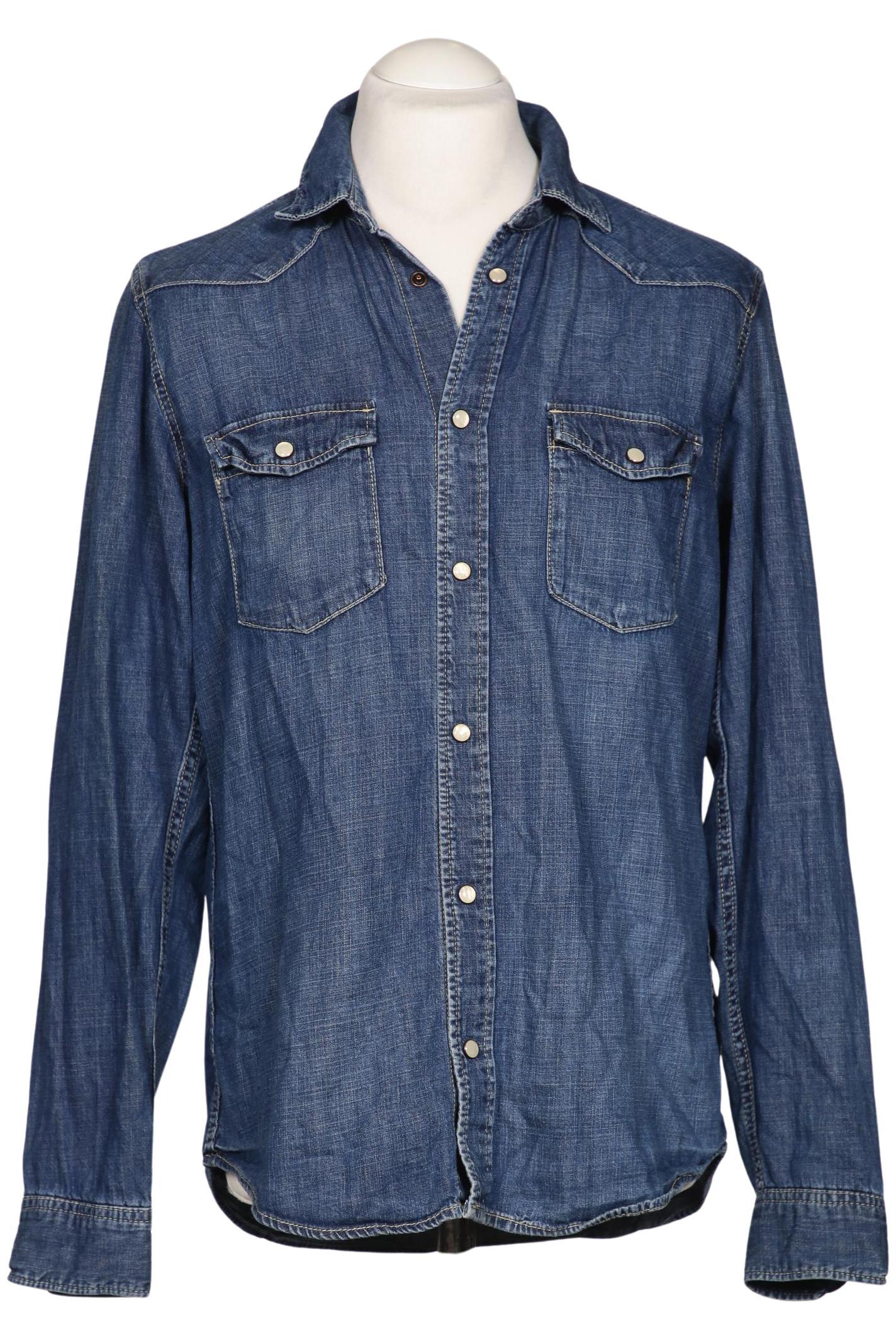 

H&M Herren Hemd, blau, Gr. 48