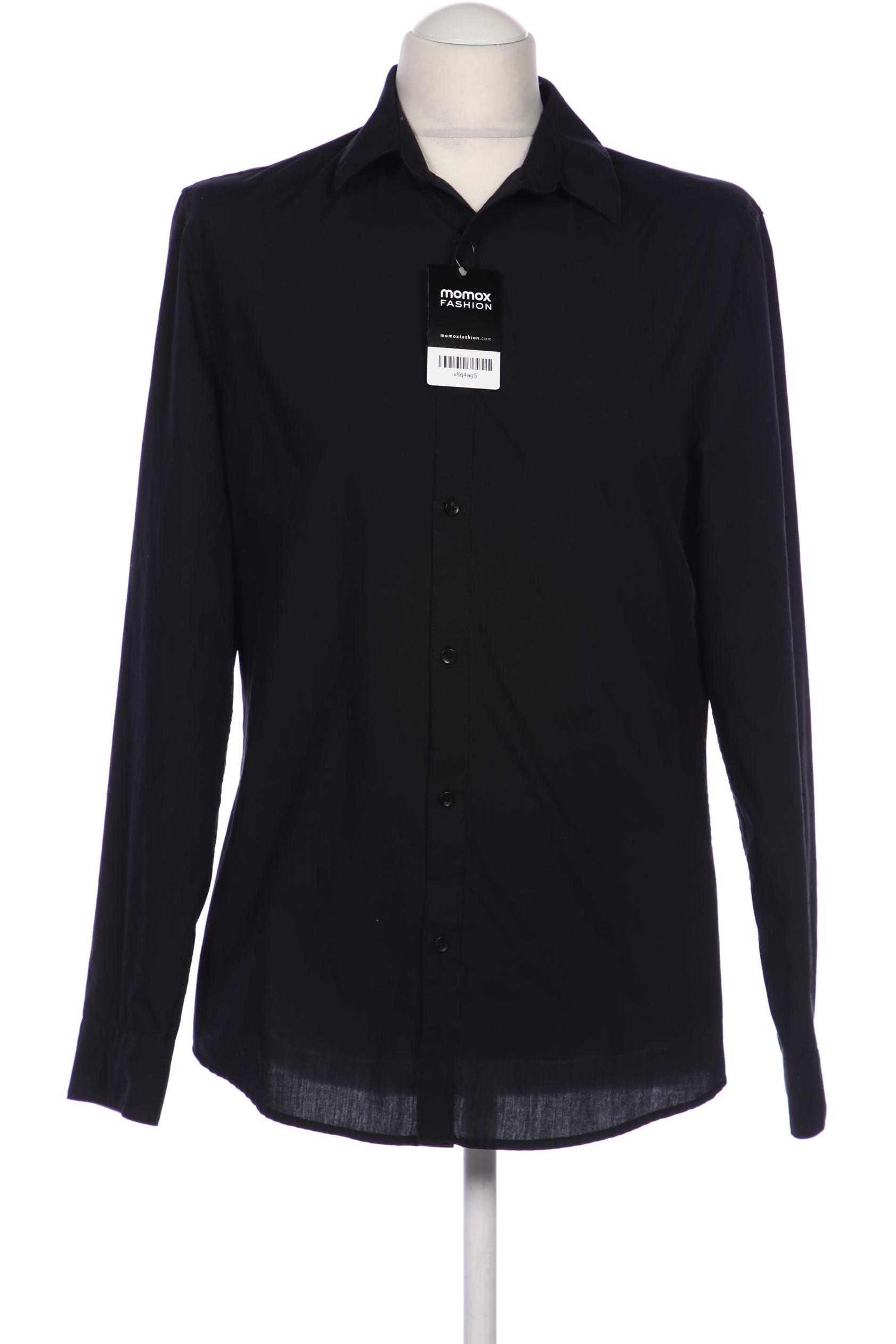 

H&M Herren Hemd, schwarz