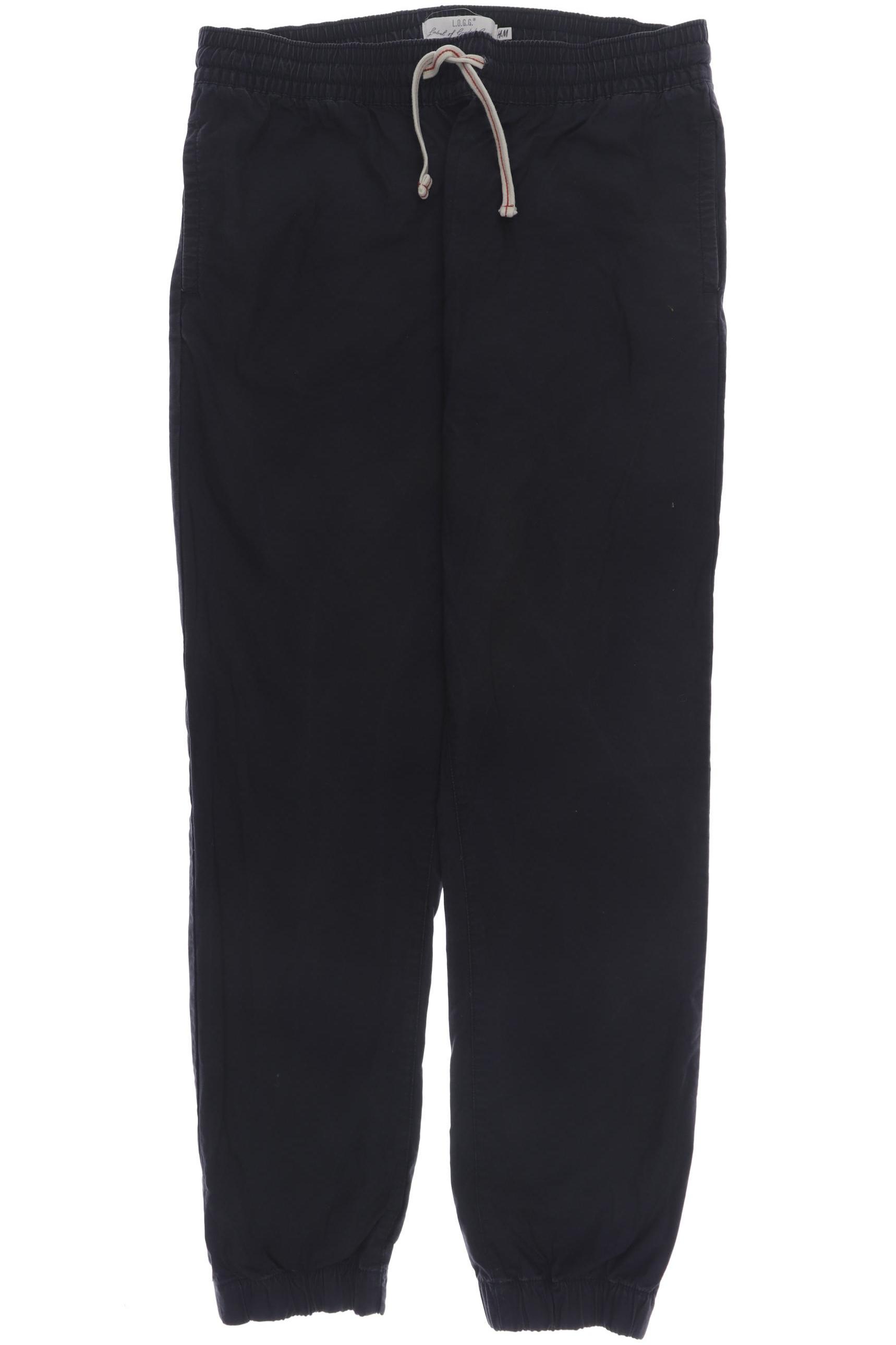 

H&M Herren Stoffhose, marineblau