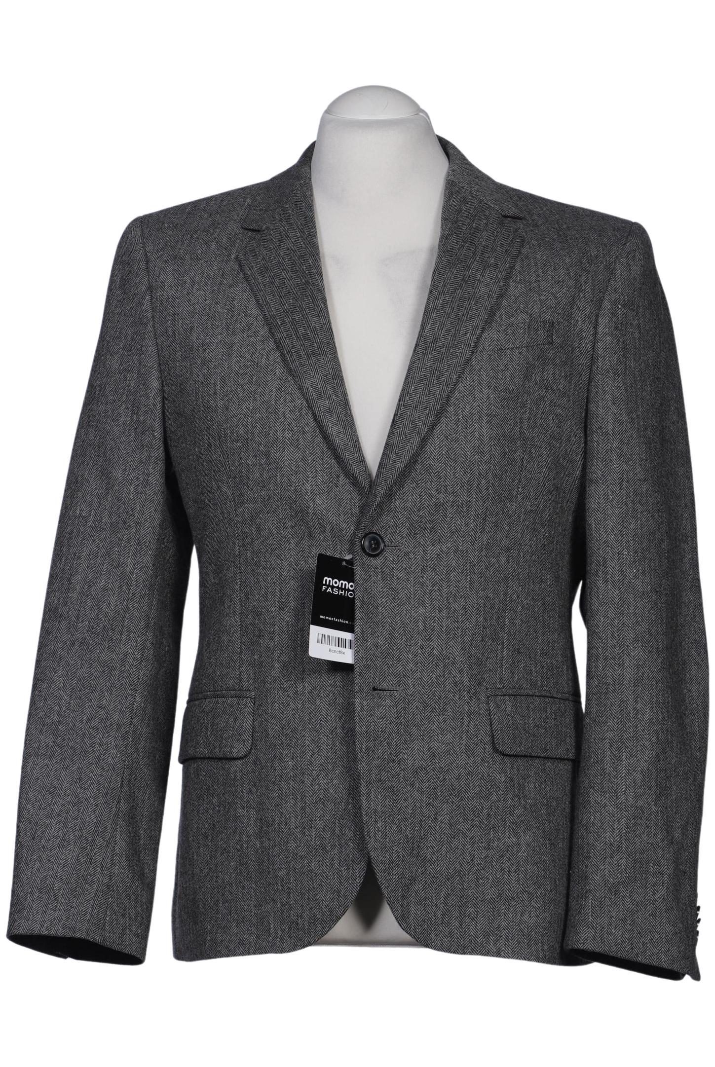 

H&M Herren Sakko, grau, Gr. 48