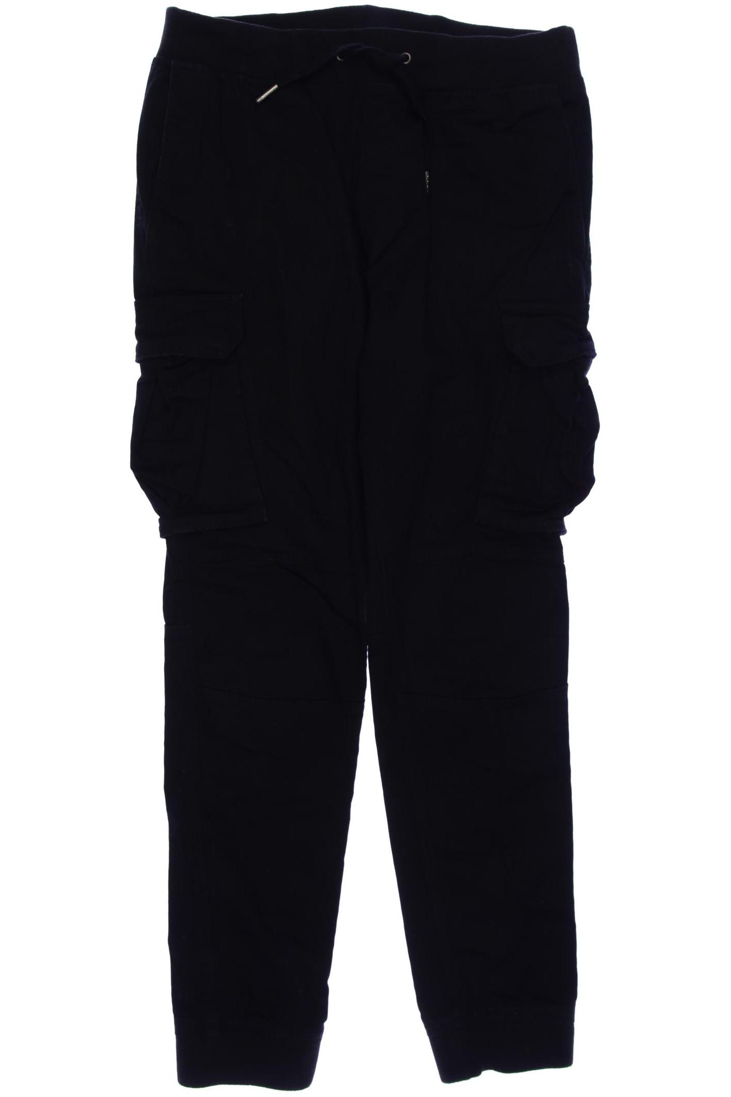 

H&M Herren Stoffhose, schwarz, Gr. 0