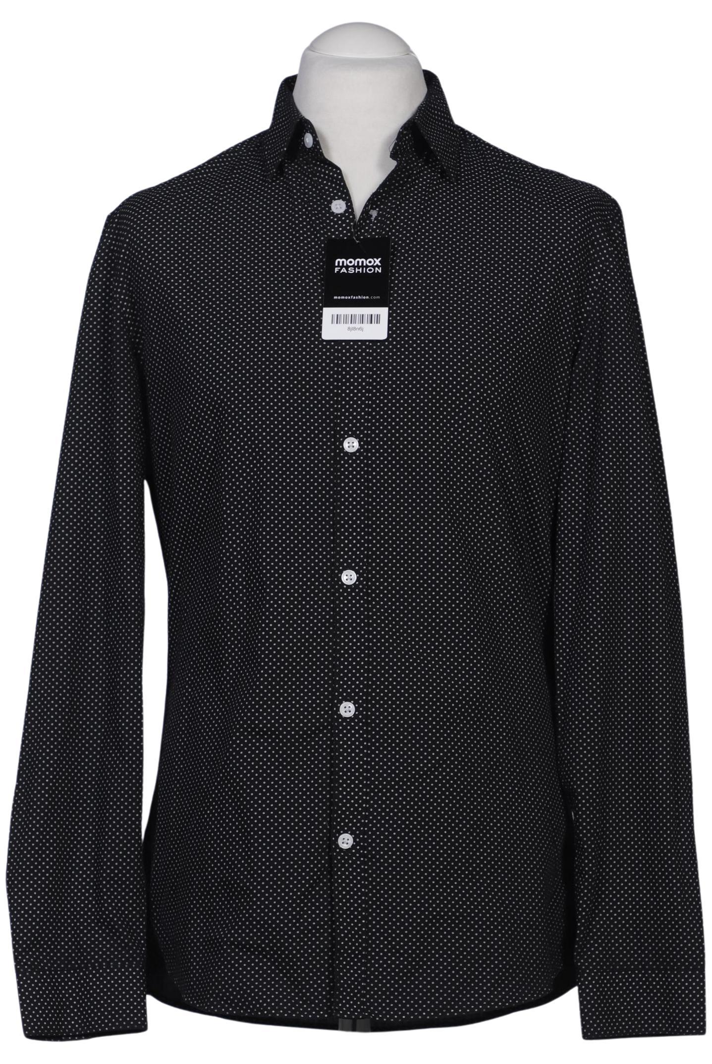 Thumbnail - H&amp;M Herren Hemd, schwarz, Gr. 48