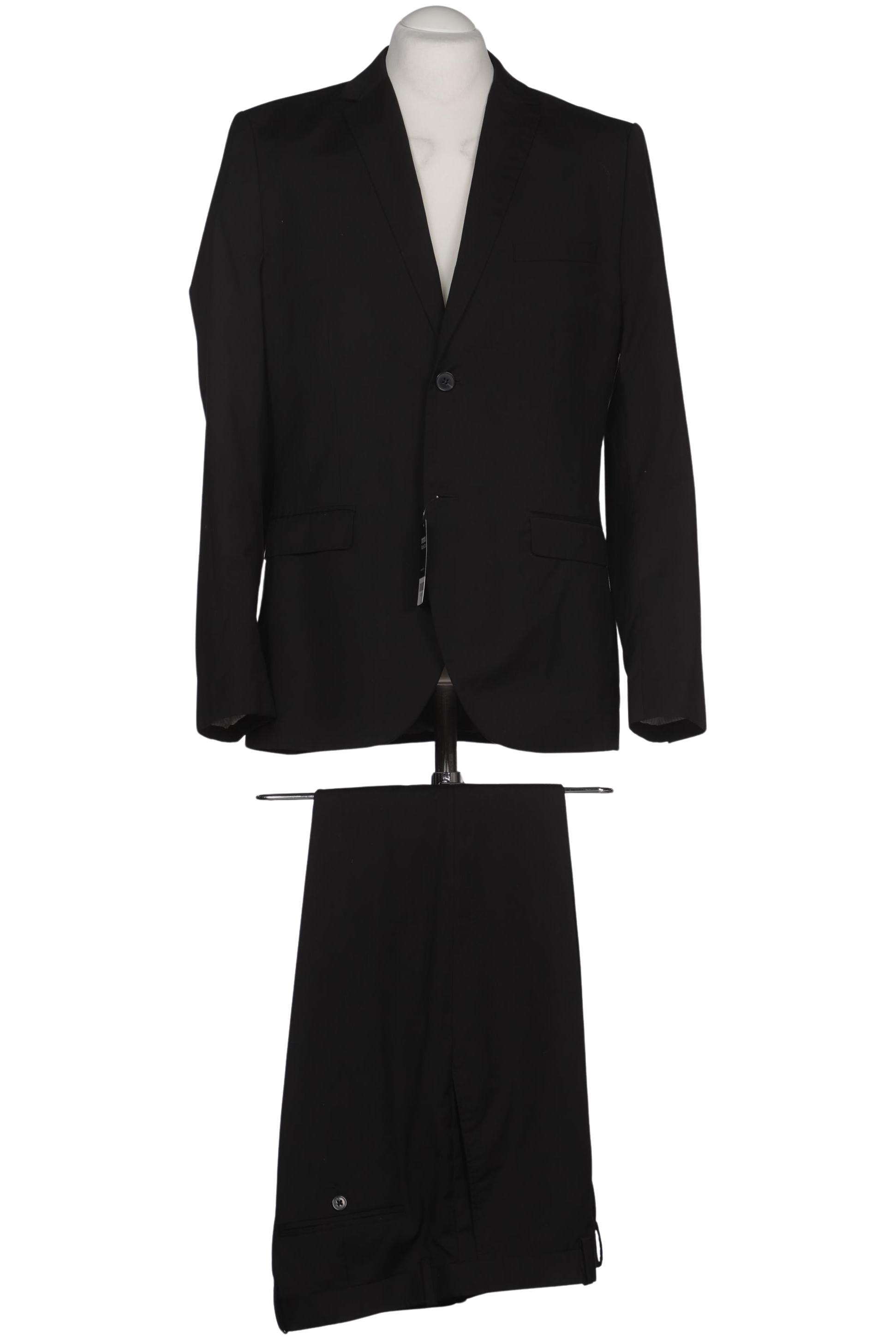 

H&M Herren Anzug, schwarz, Gr. 54
