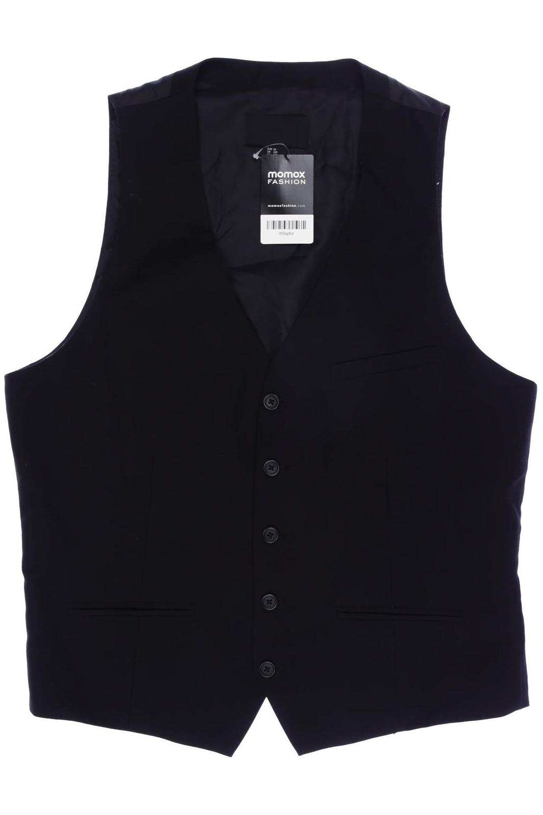 

H&M Herren Weste, schwarz, Gr. 52