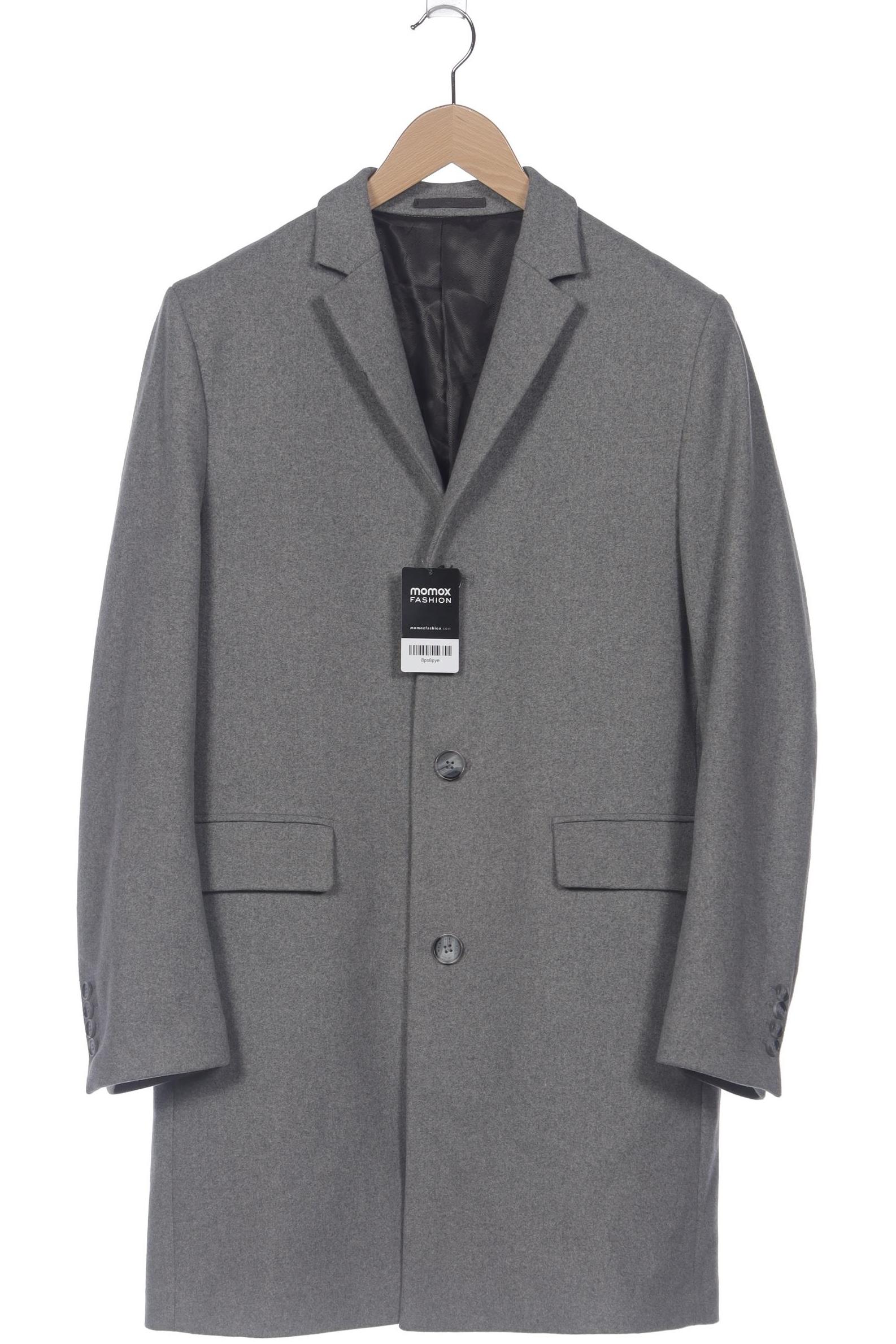 

H&M Herren Mantel, grau, Gr. 46