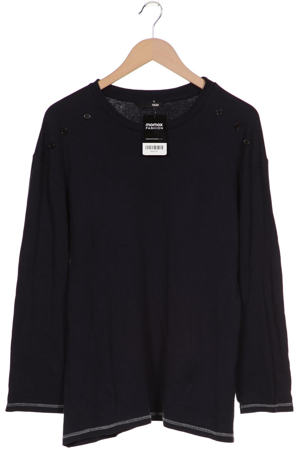 

H&M Herren Langarmshirt, marineblau