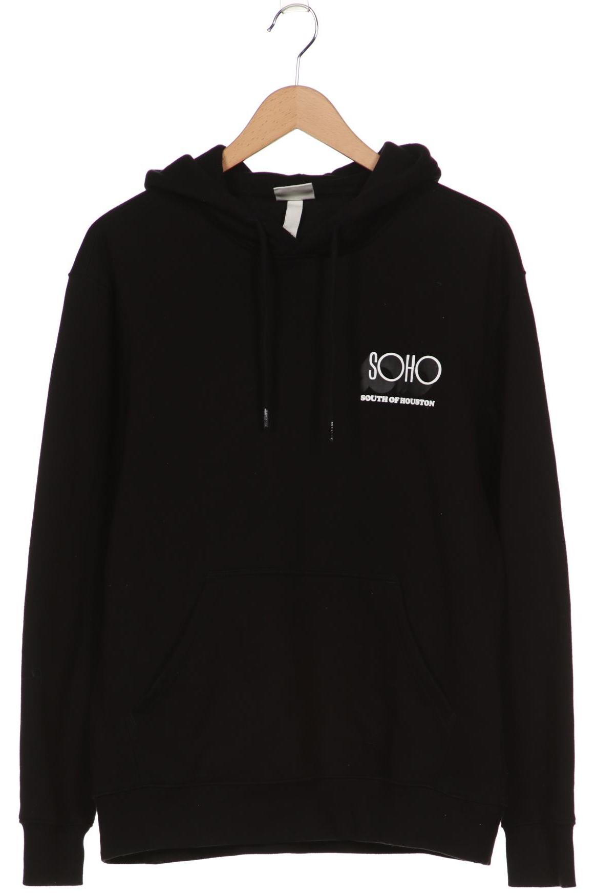 

H&M Herren Kapuzenpullover, schwarz