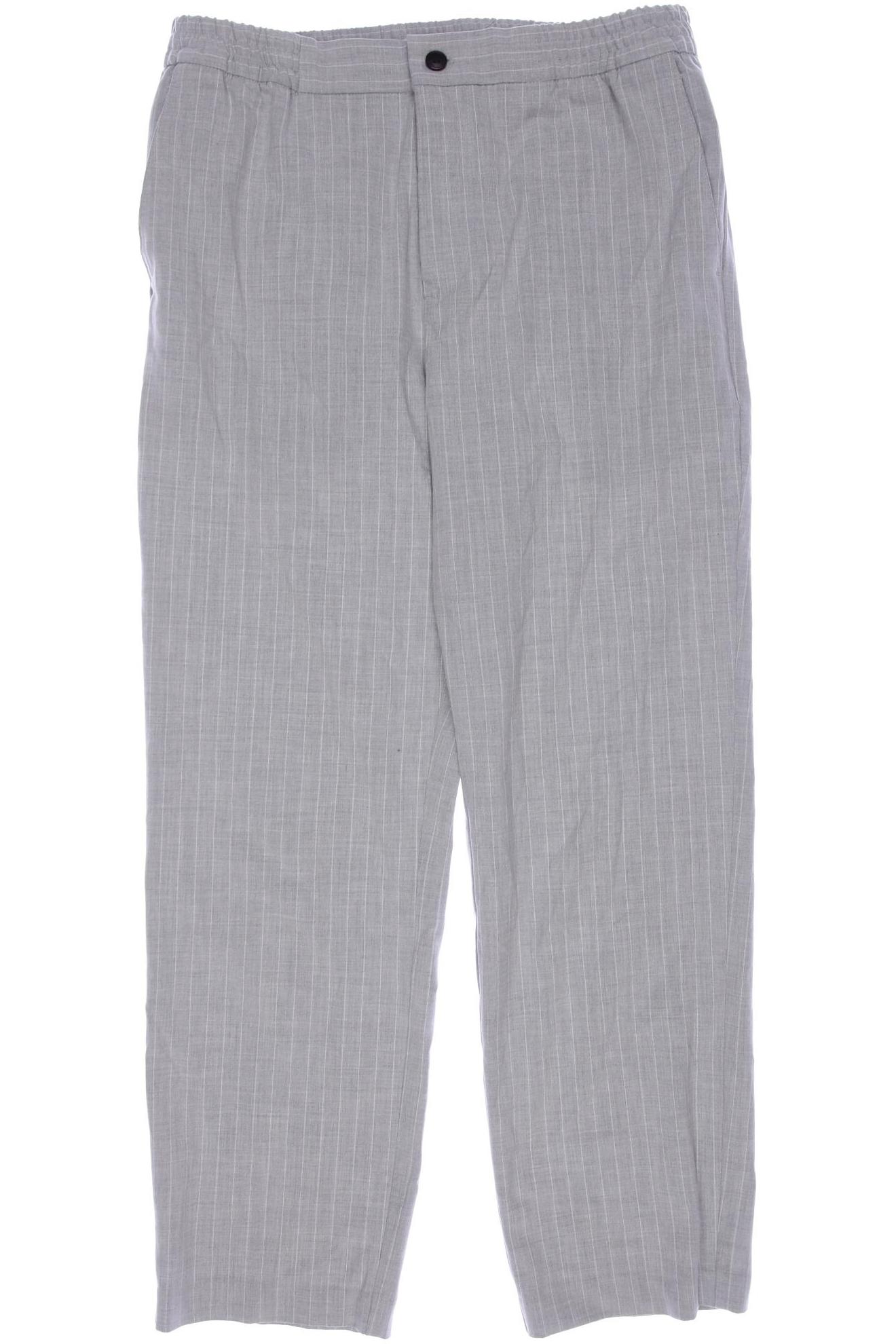 

H&M Herren Stoffhose, grau, Gr. 0