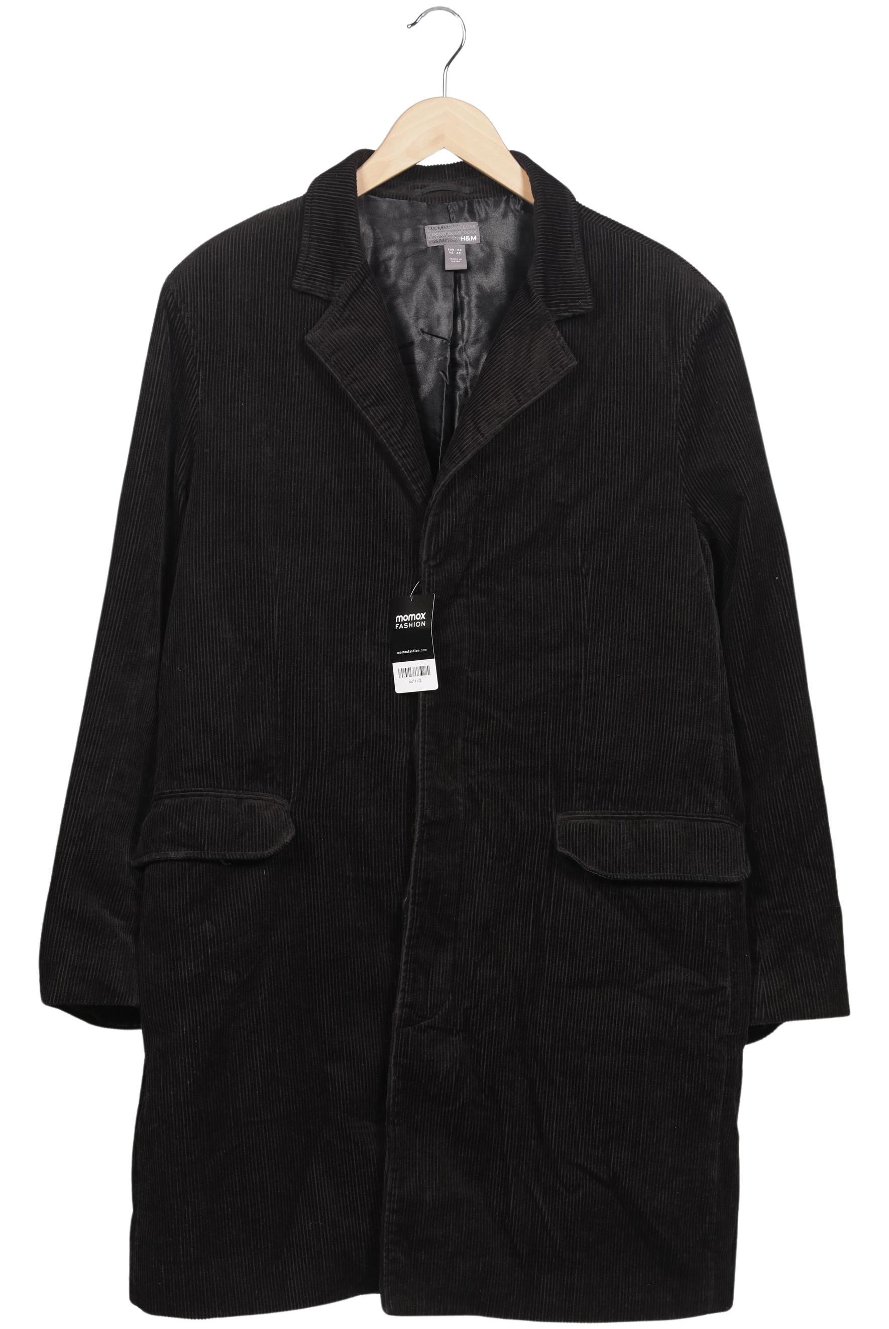 

H&M Herren Mantel, schwarz, Gr. 52