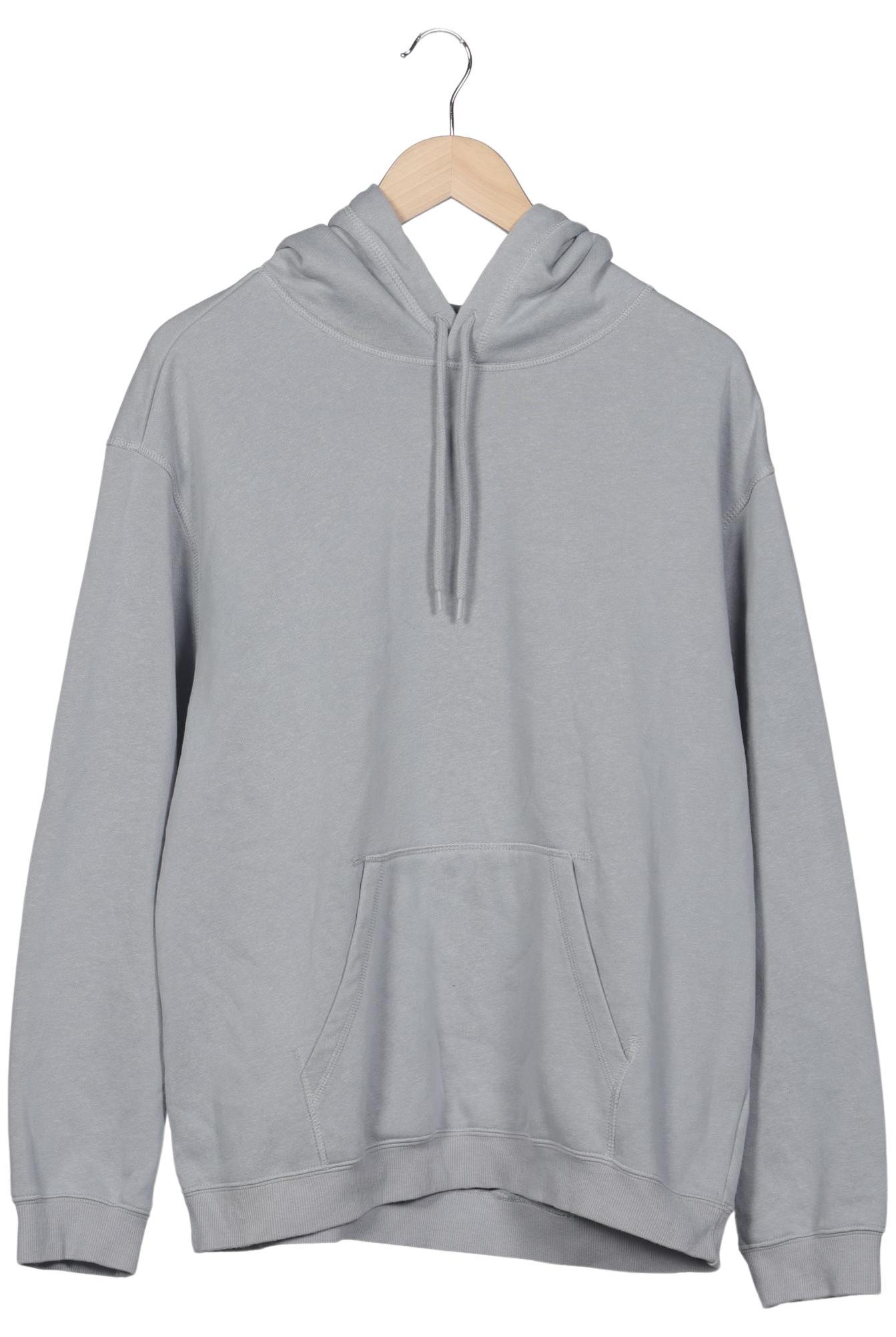 

H&M Herren Kapuzenpullover, grau, Gr. 52