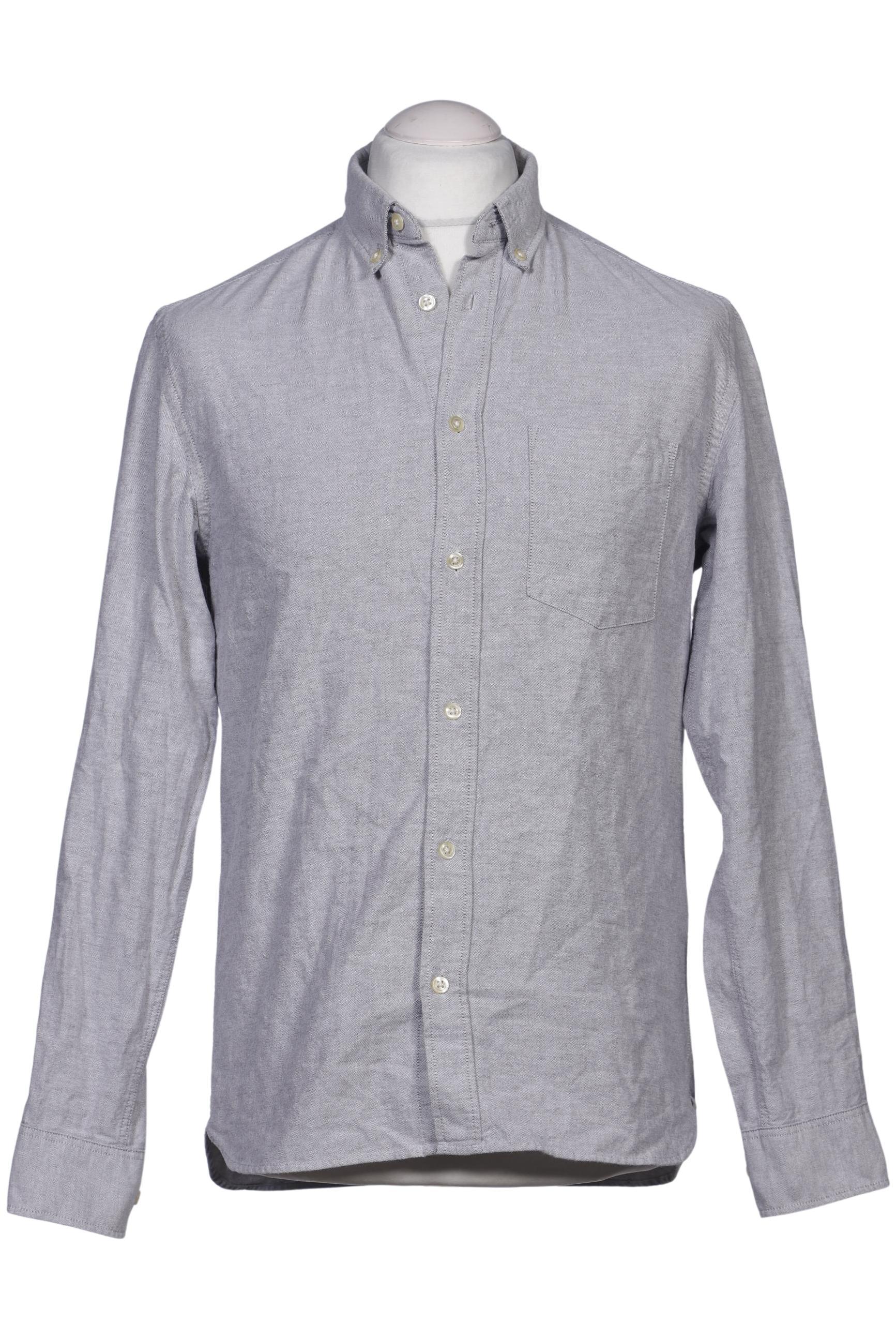 

H&M Herren Hemd, grau, Gr. 46