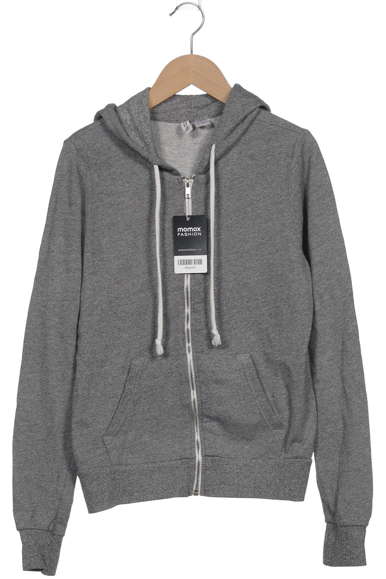 

H&M Herren Kapuzenpullover, grau, Gr. 46