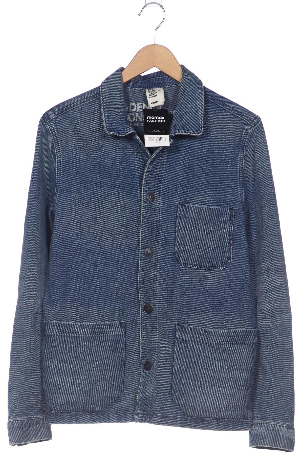

H&M Herren Jacke, blau, Gr. 46