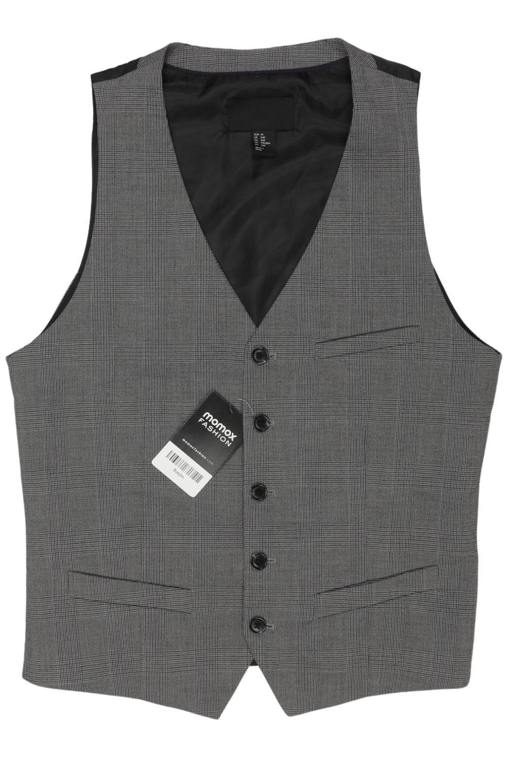 

H&M Herren Weste, grau, Gr. 44