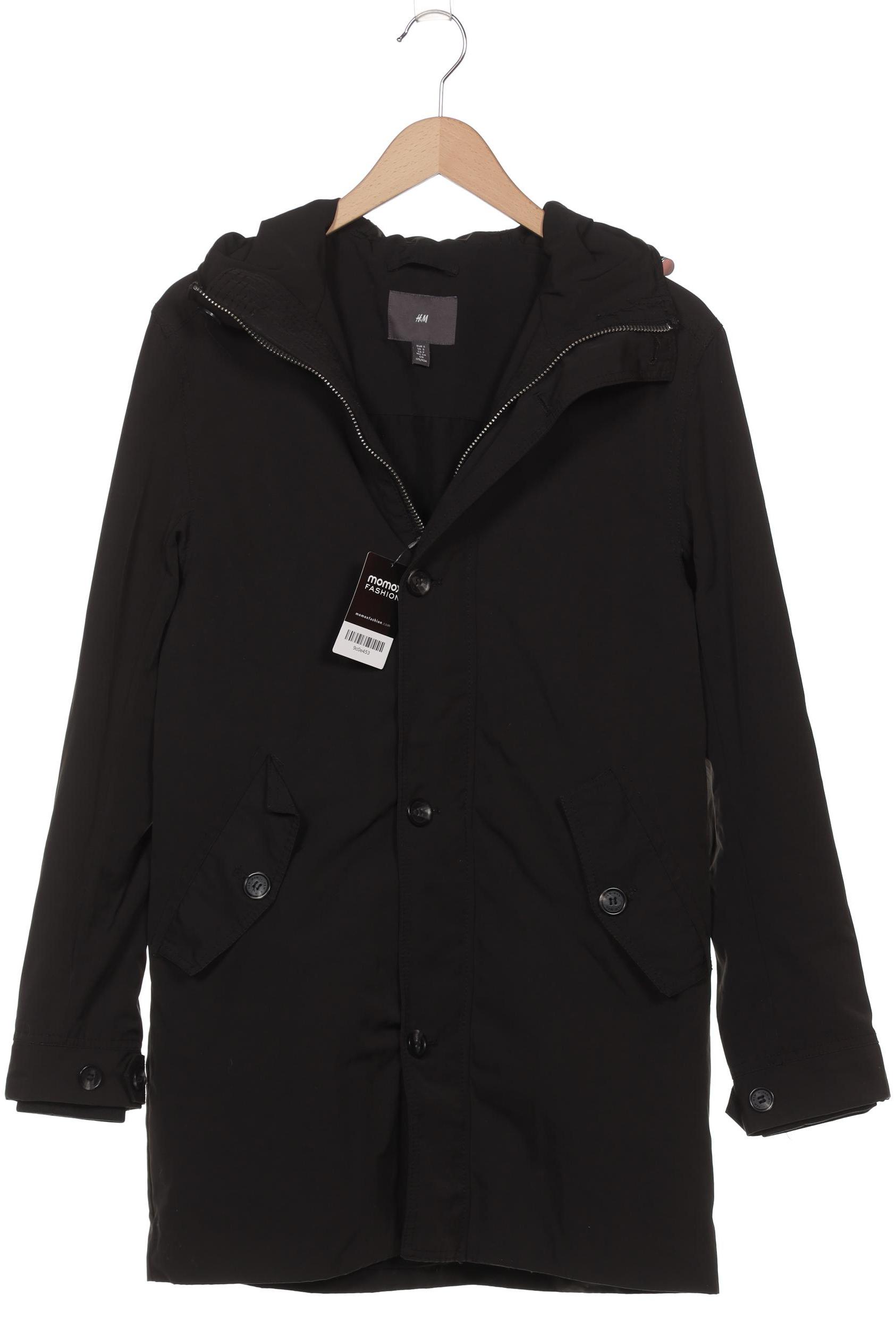 Thumbnail - H&amp;M Herren Mantel, schwarz, Gr. 46