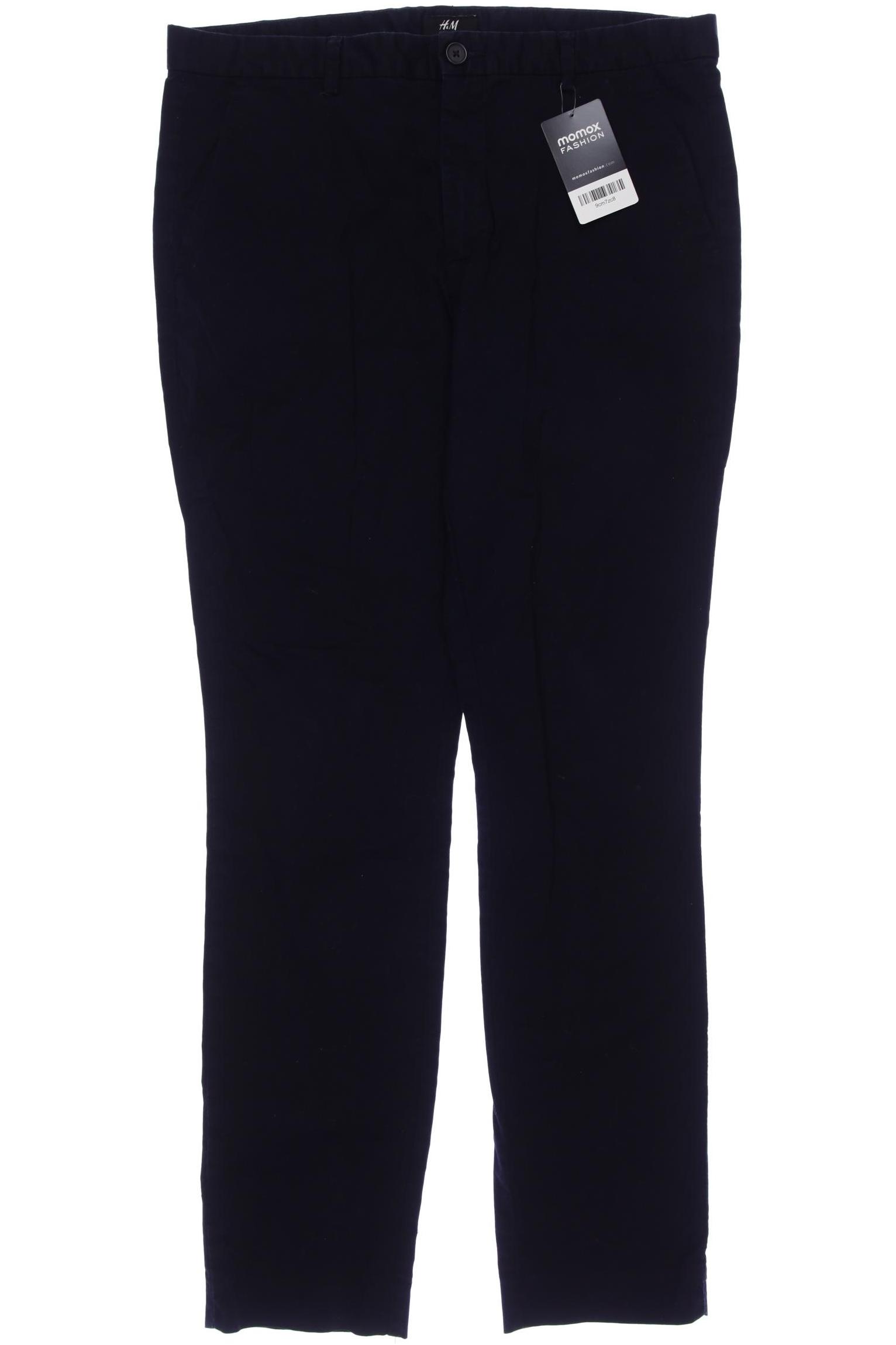 

H&M Herren Stoffhose, marineblau, Gr. 34