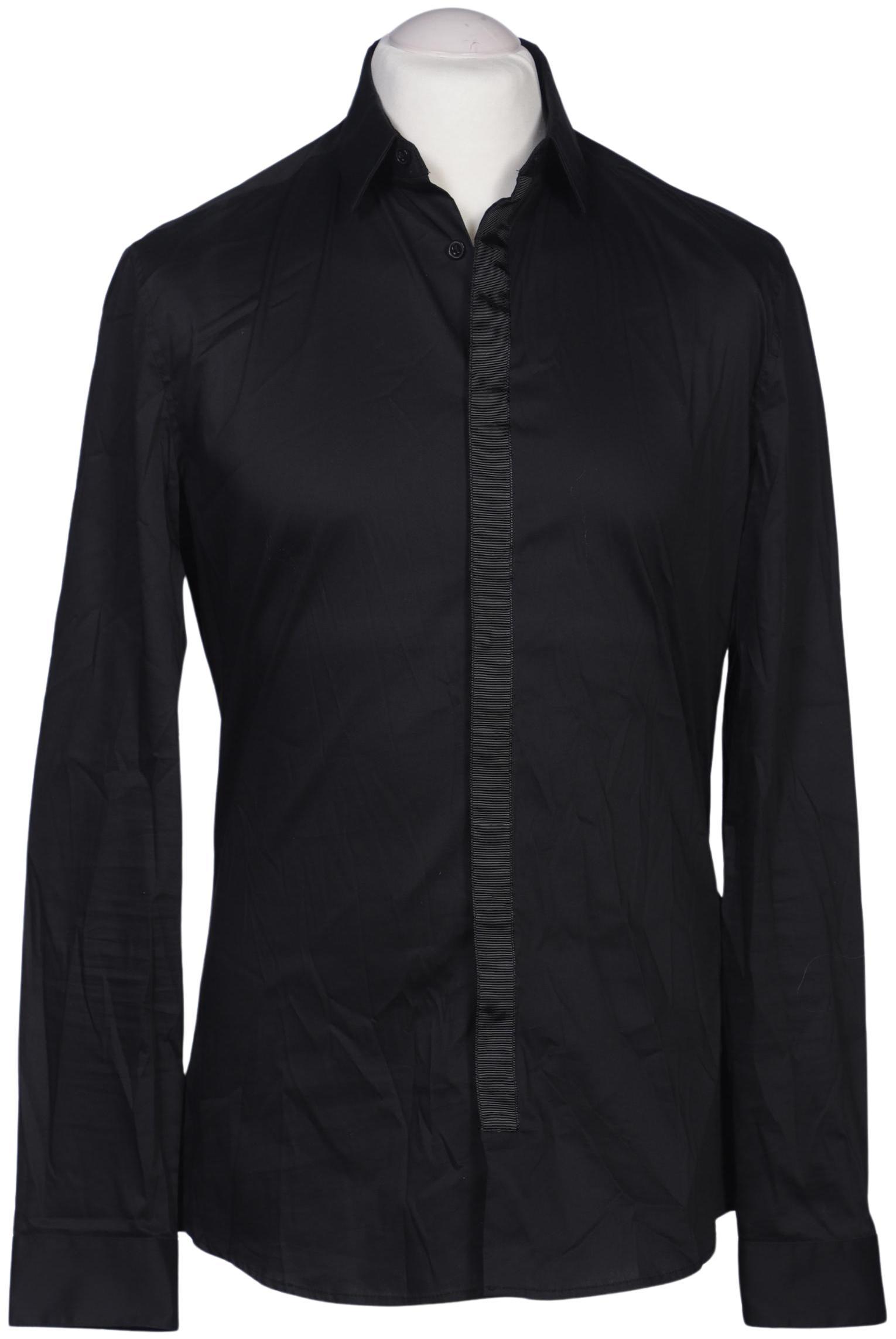 

H&M Herren Hemd, schwarz, Gr. 48