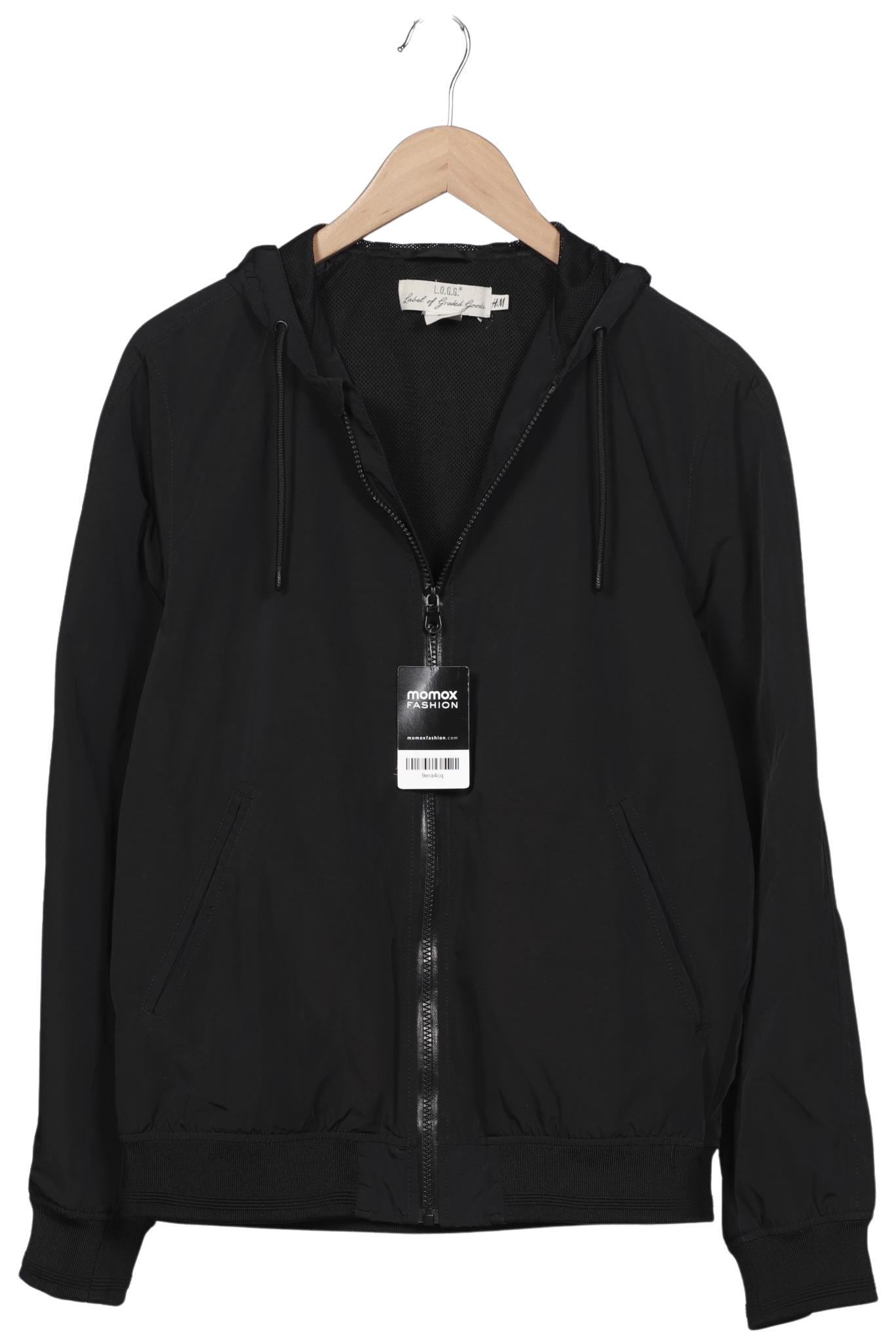 

H&M Herren Jacke, schwarz, Gr. 48