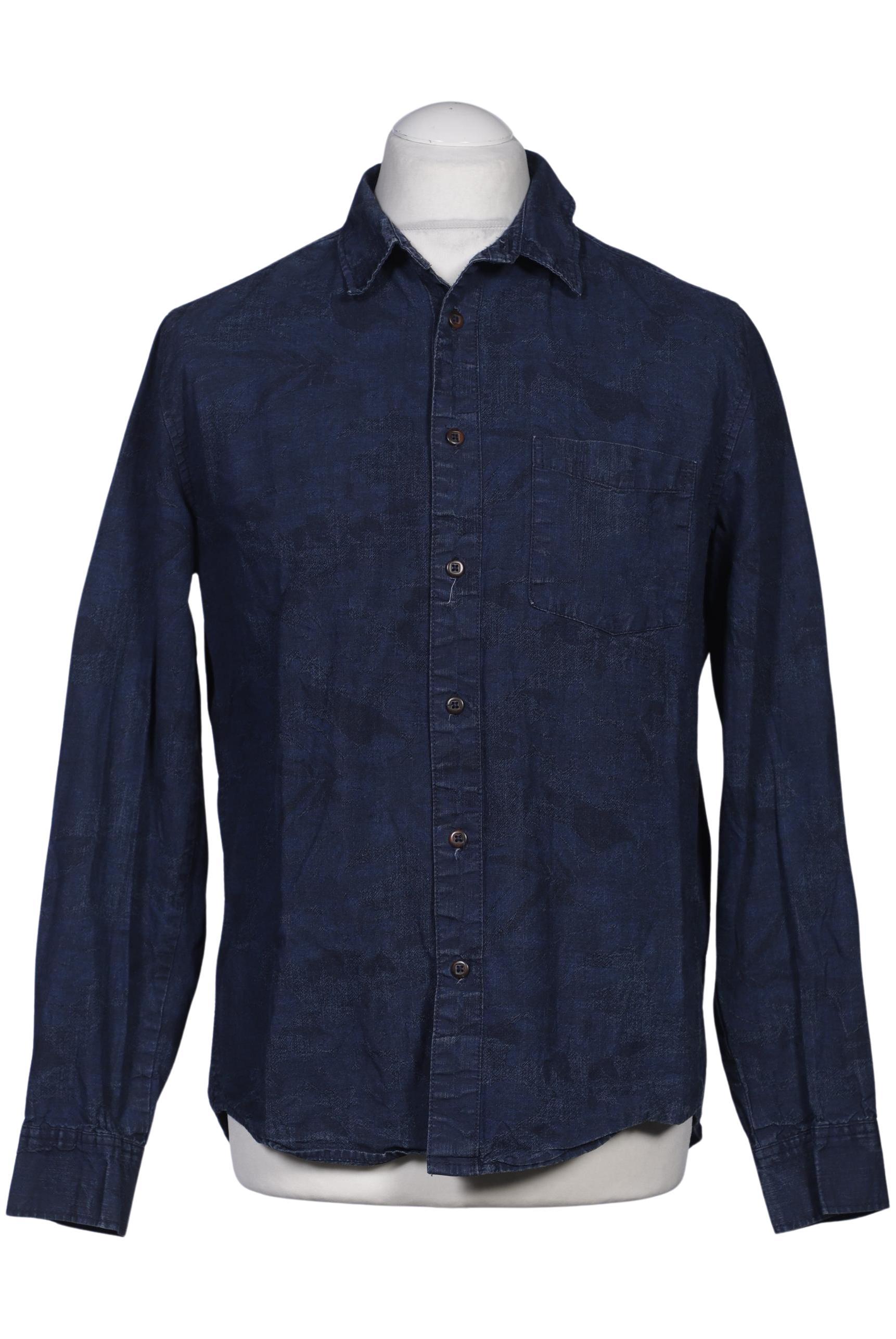 

H&M Herren Hemd, marineblau, Gr. 48