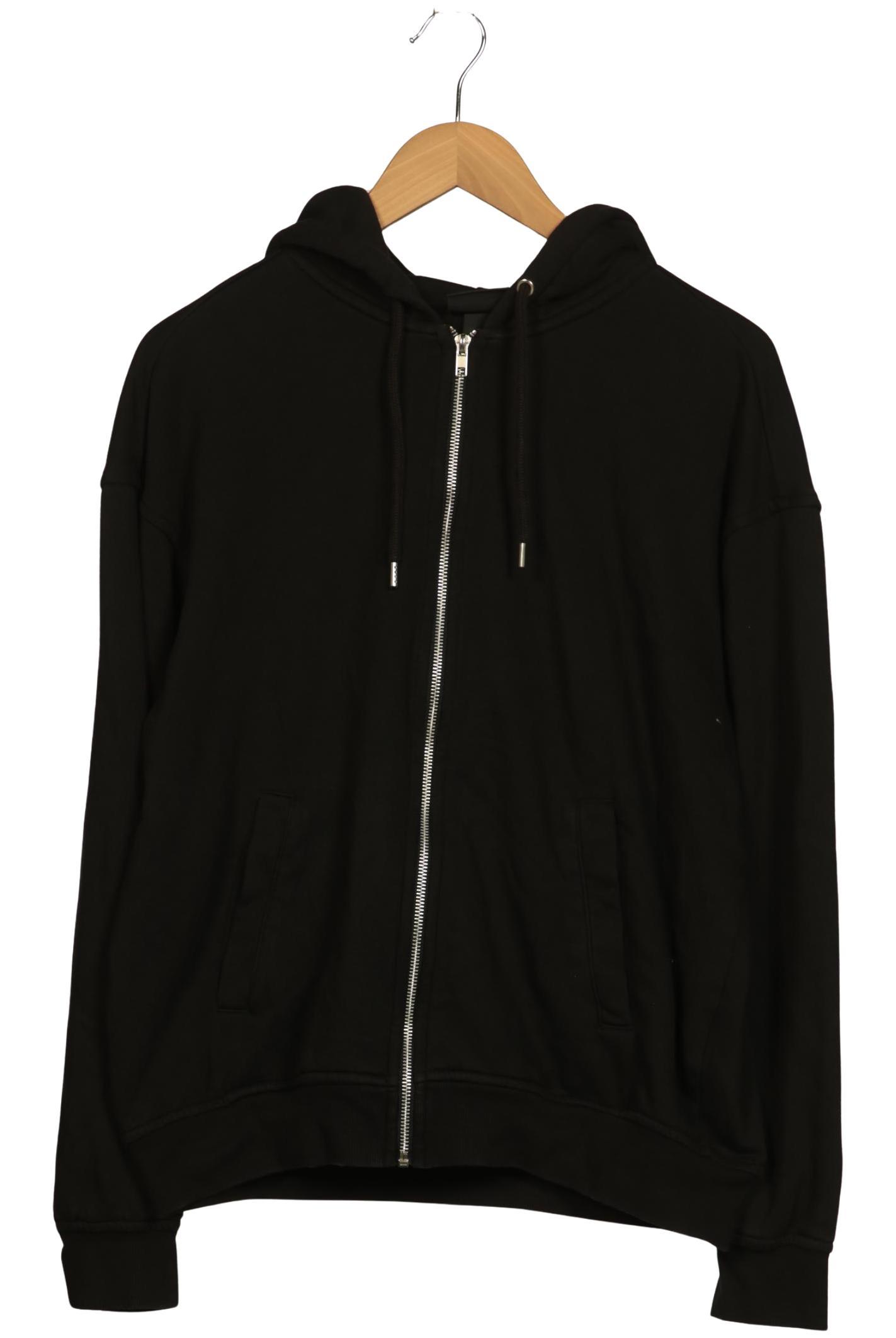 

H&M Herren Kapuzenpullover, schwarz, Gr. 46