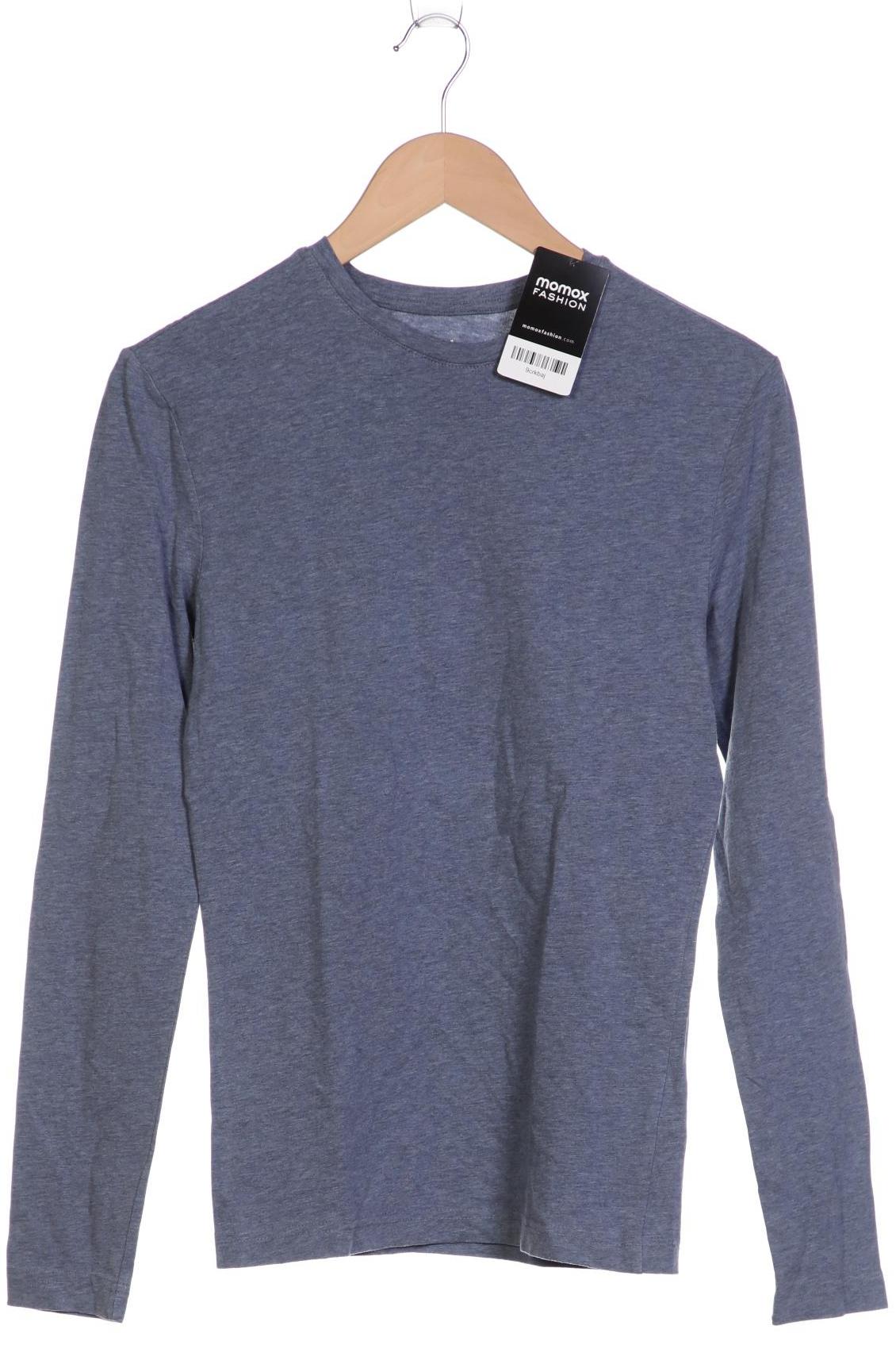

H&M Herren Langarmshirt, blau, Gr. 44